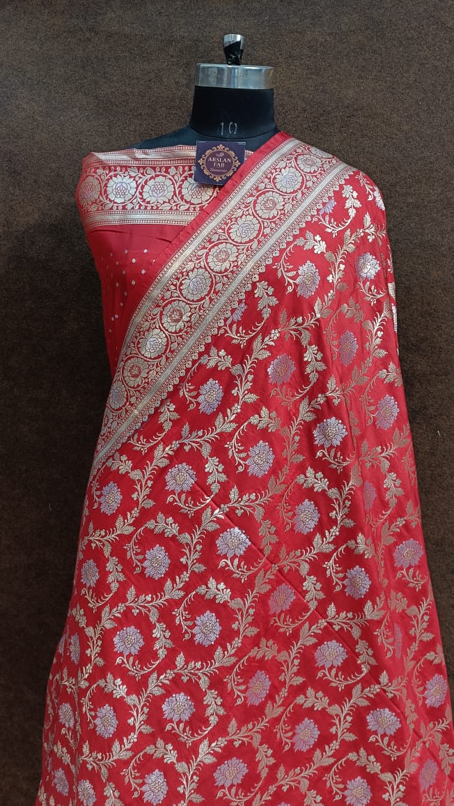 Rani Banarasi Silk Saree