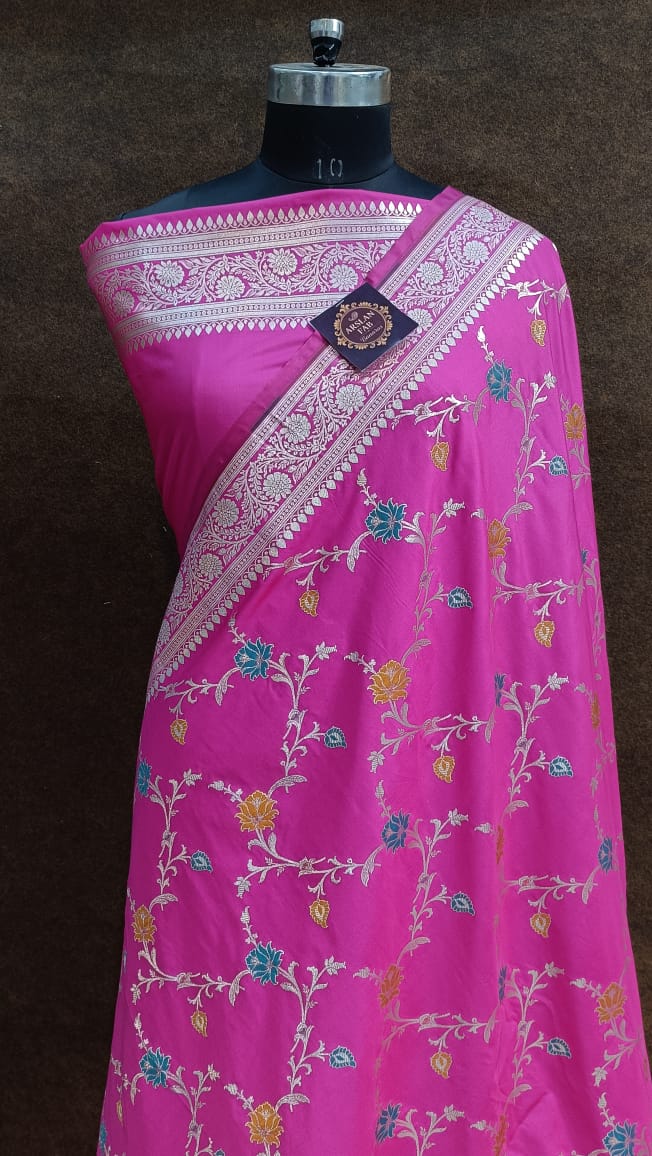 Semi Silk multi meena