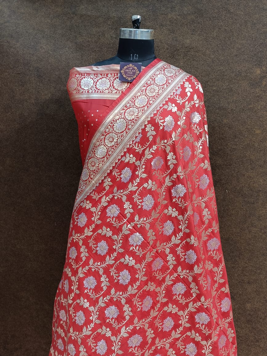 Rani Banarasi Silk Saree