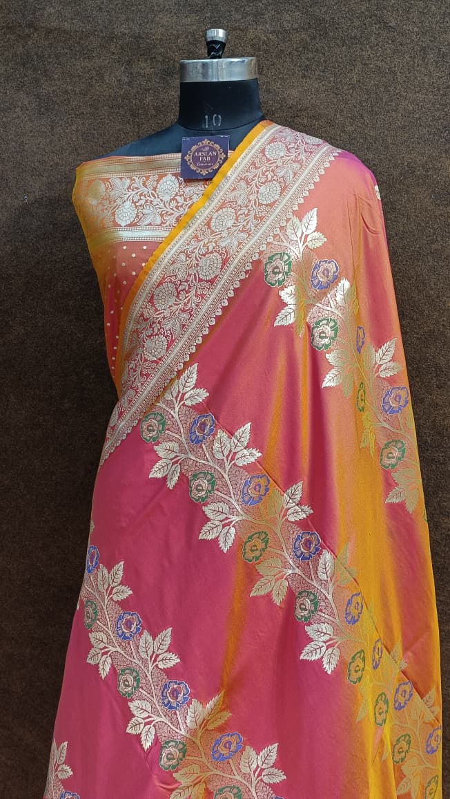 Semi Silk multi meena