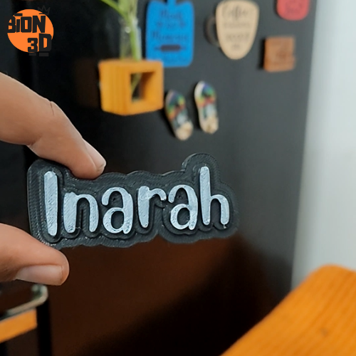 Custom Name Fridge Magnet