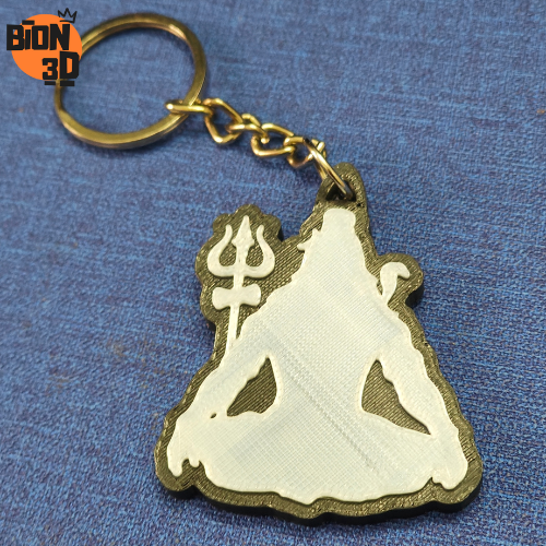 Lord Shiva 3D Keychain
