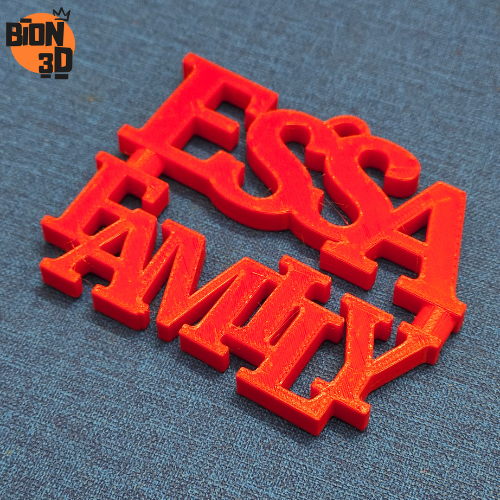 Custom 3D Printed House Keychain