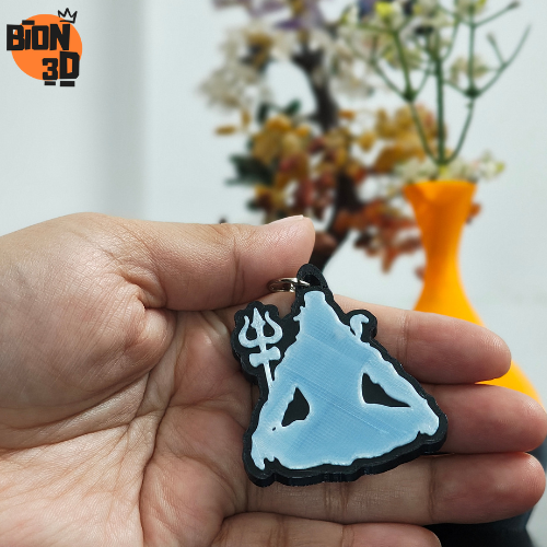 Lord Shiva 3D Keychain