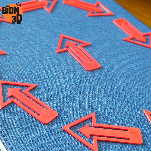 Simple Arrow Shaped Bookmark - set of 10