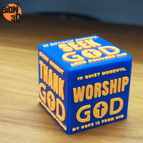 Bible Verse Car Hanging Cube – Faith on the Go ✨