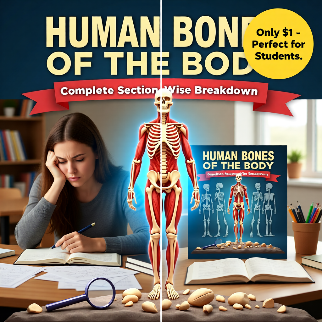 Human Bones of the Body – Complete Section-wise Breakdown