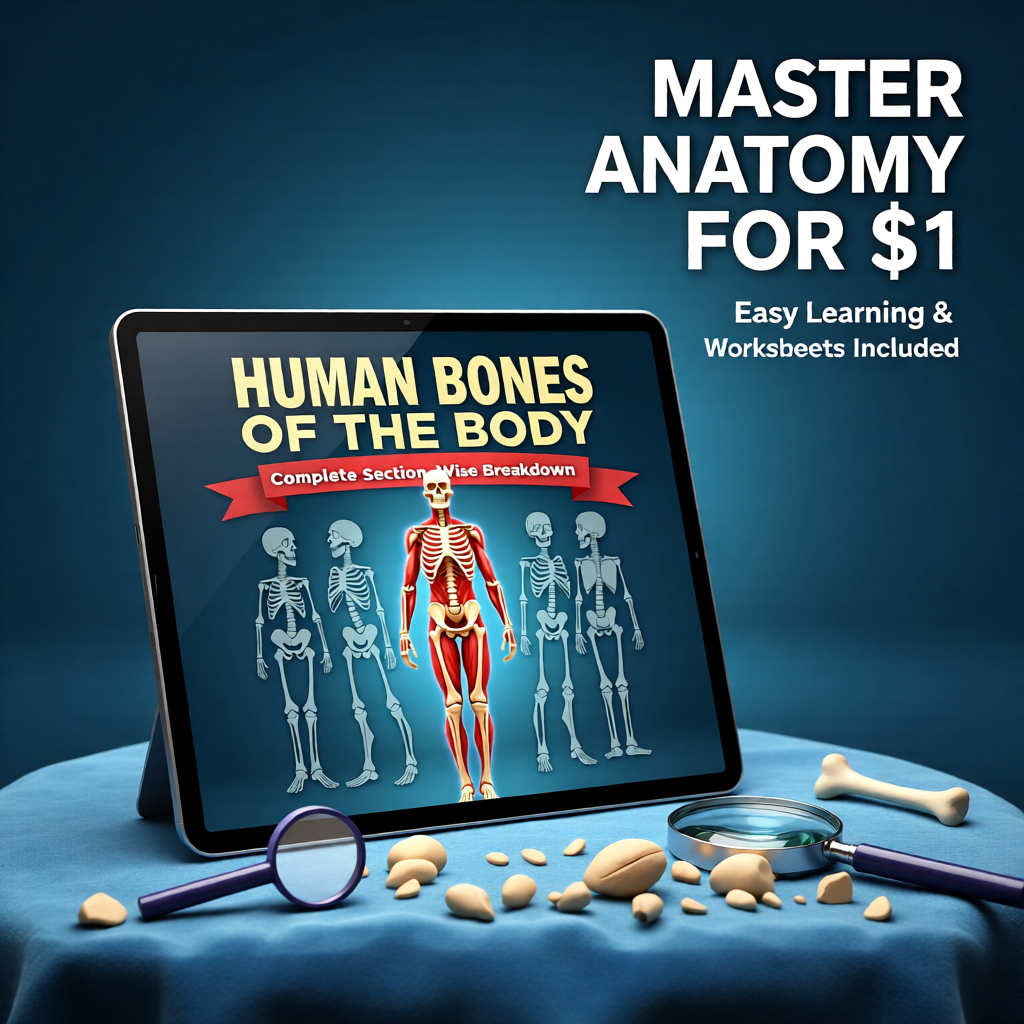 Human Bones of the Body – Complete Section-wise Breakdown