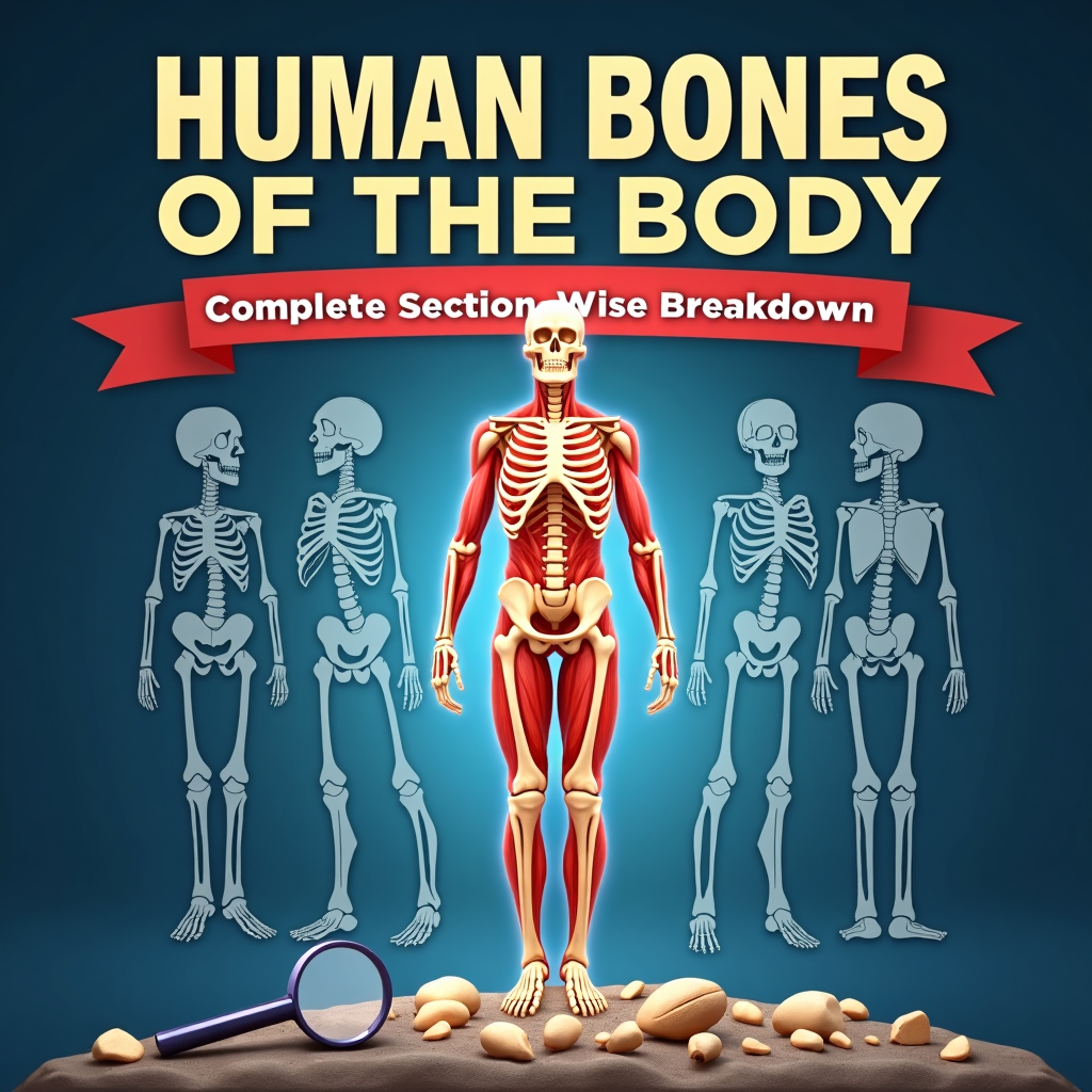 Human Bones of the Body – Complete Section-wise Breakdown
