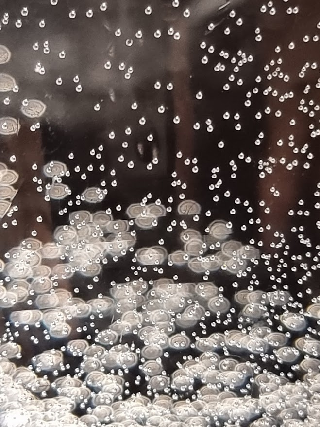 Bubble Art Glass Panel