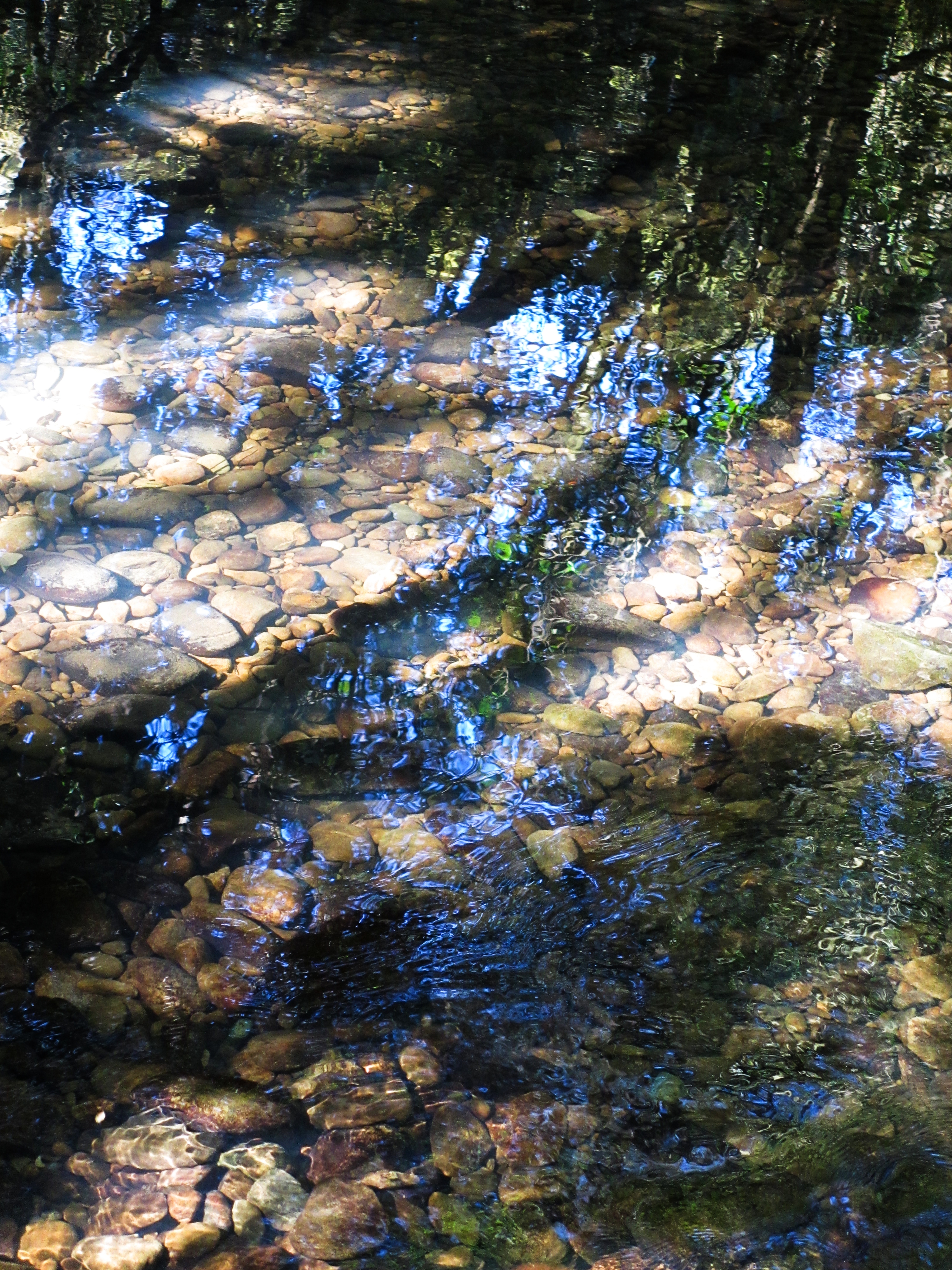 Clear River Stones