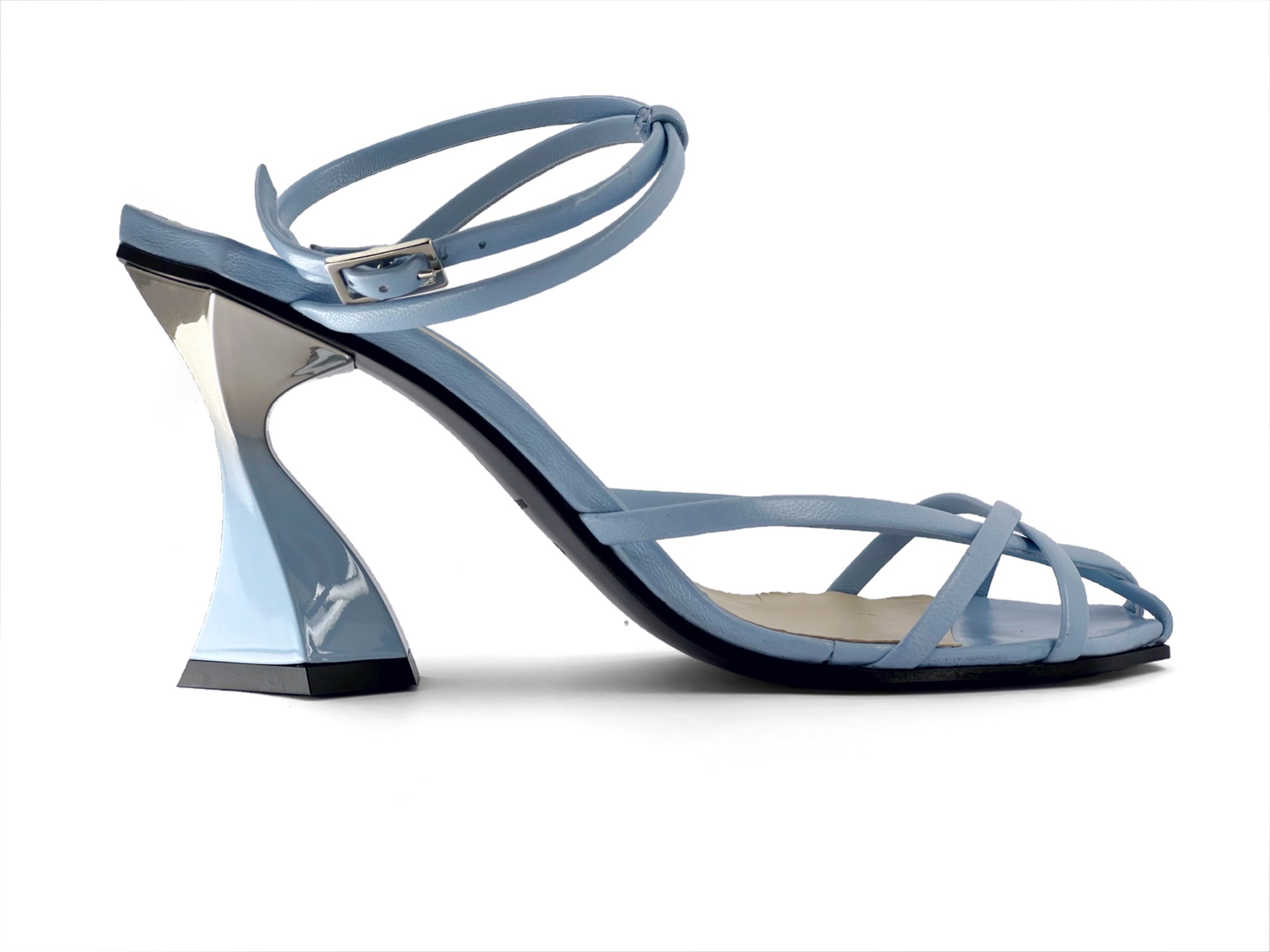Futuristic pastel blue High Heel Sandal