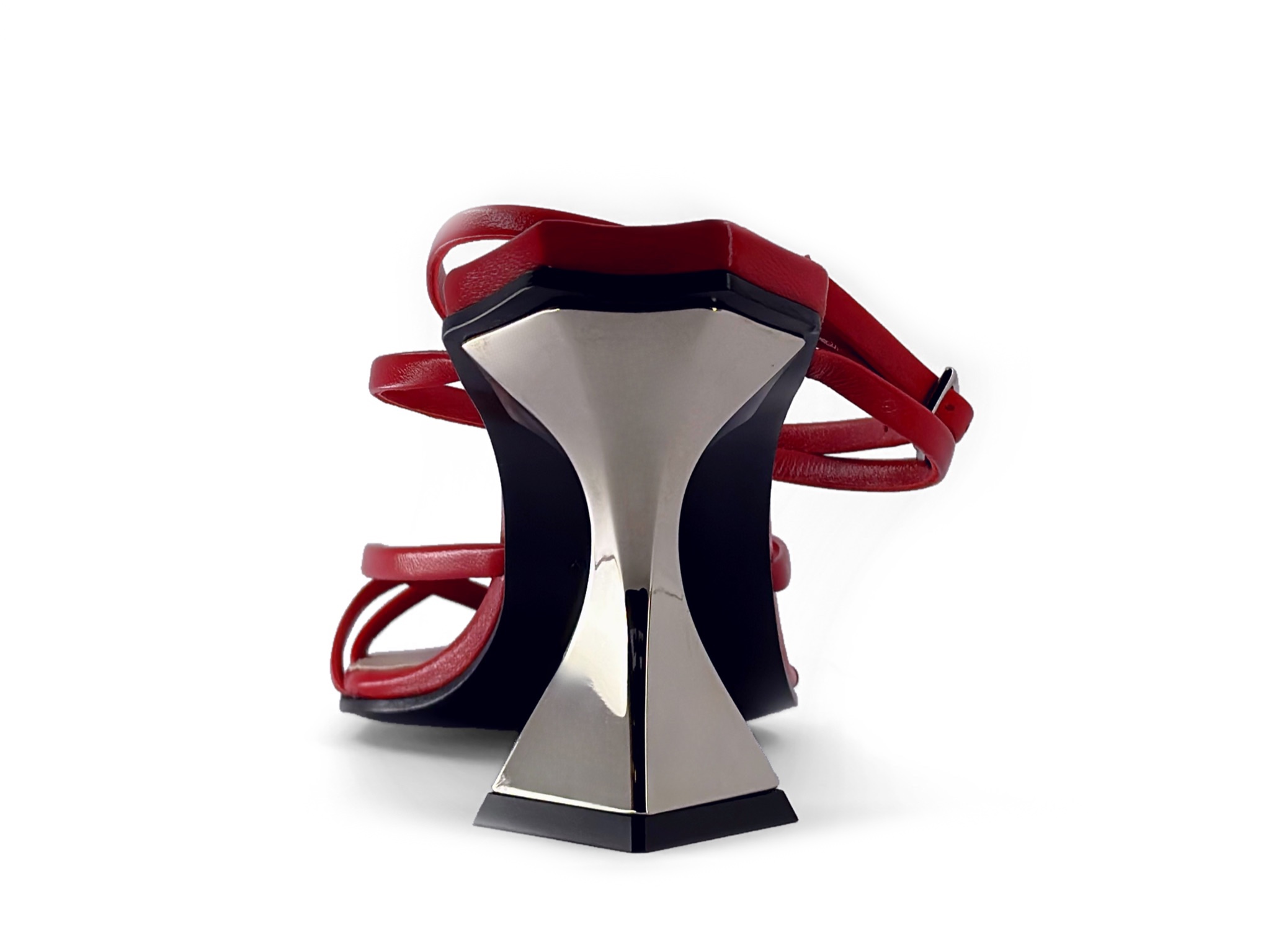 Red High Heel Sandal