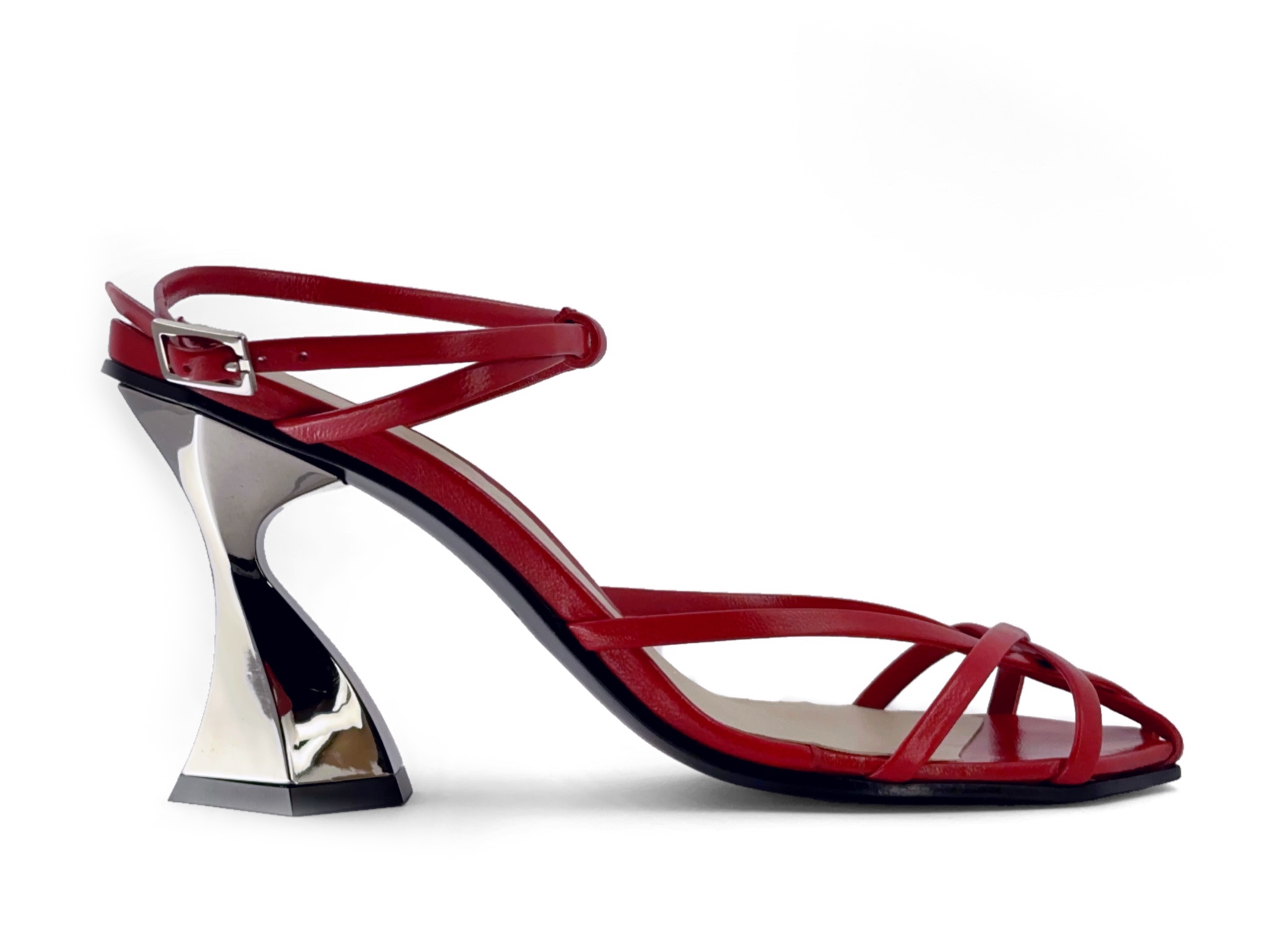 Red High Heel Sandal