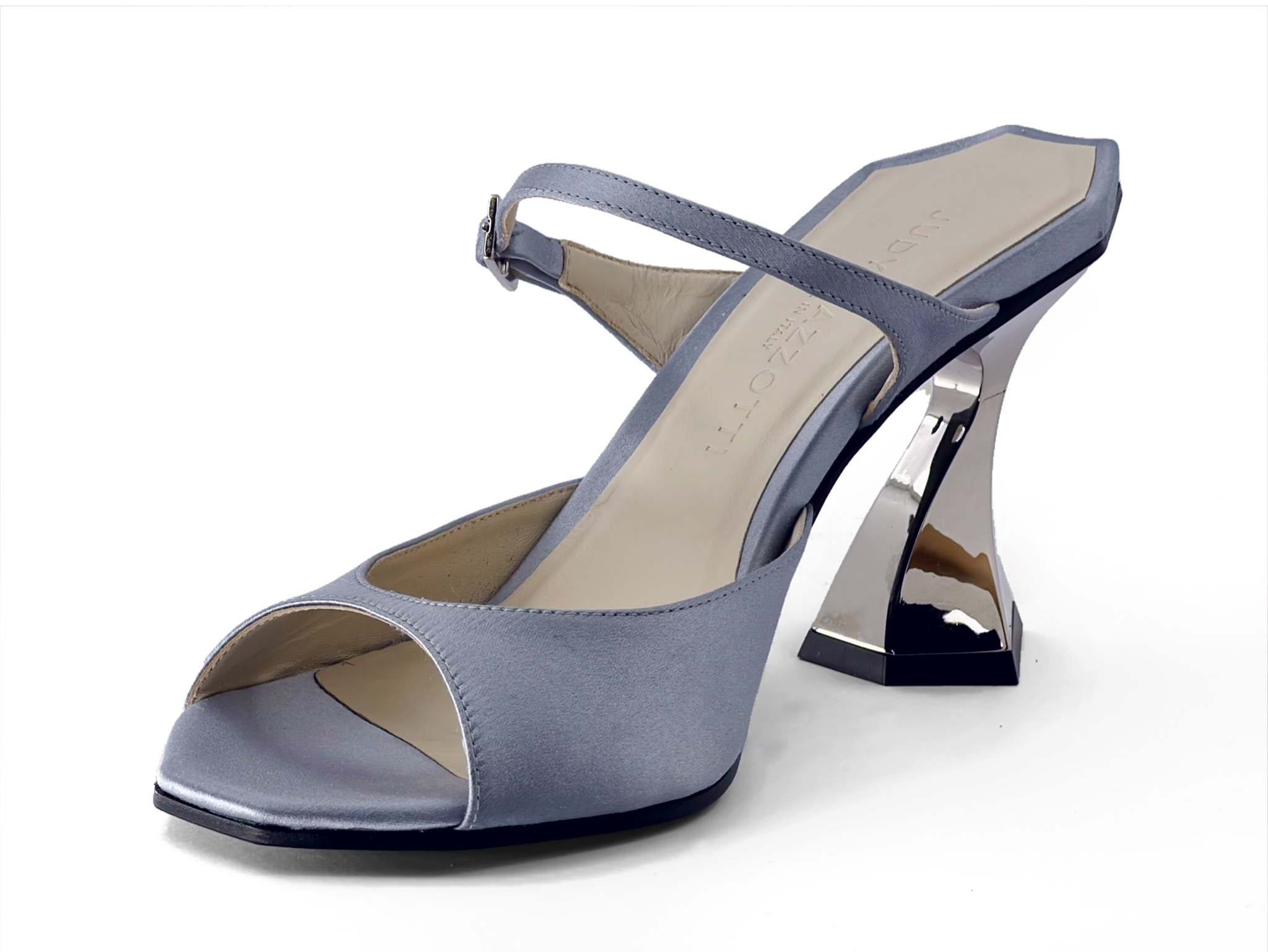 Ice Grey Heeled Sandal
