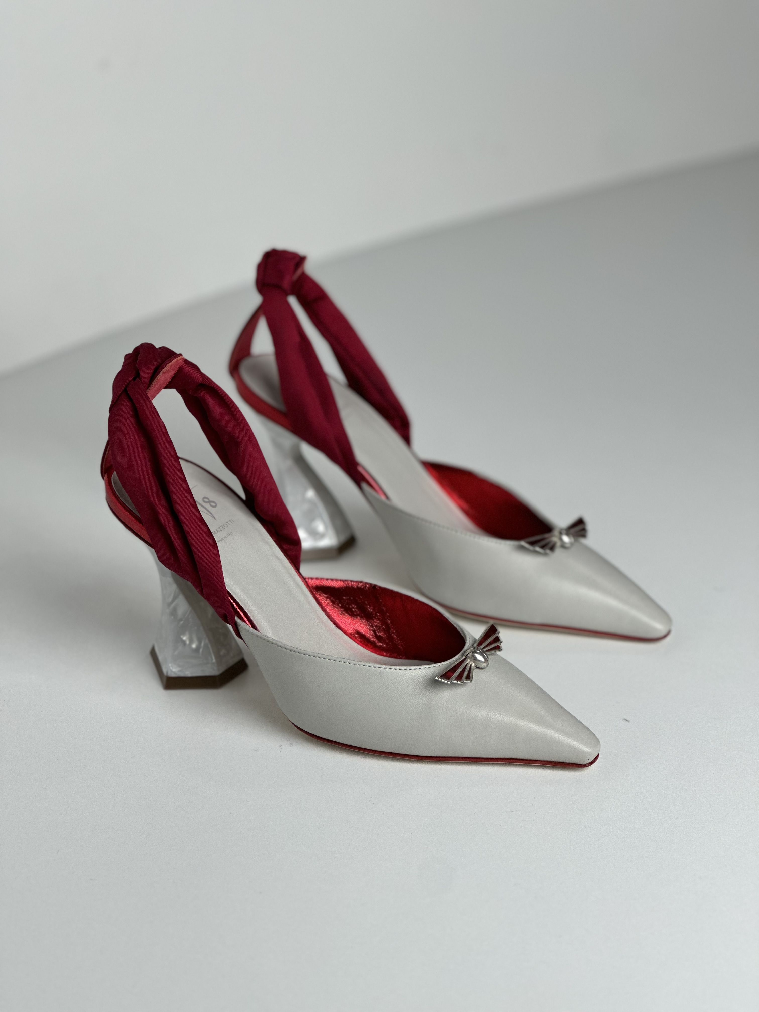 Judy Mazzotti - TAYLOR Red women's slingback pumps