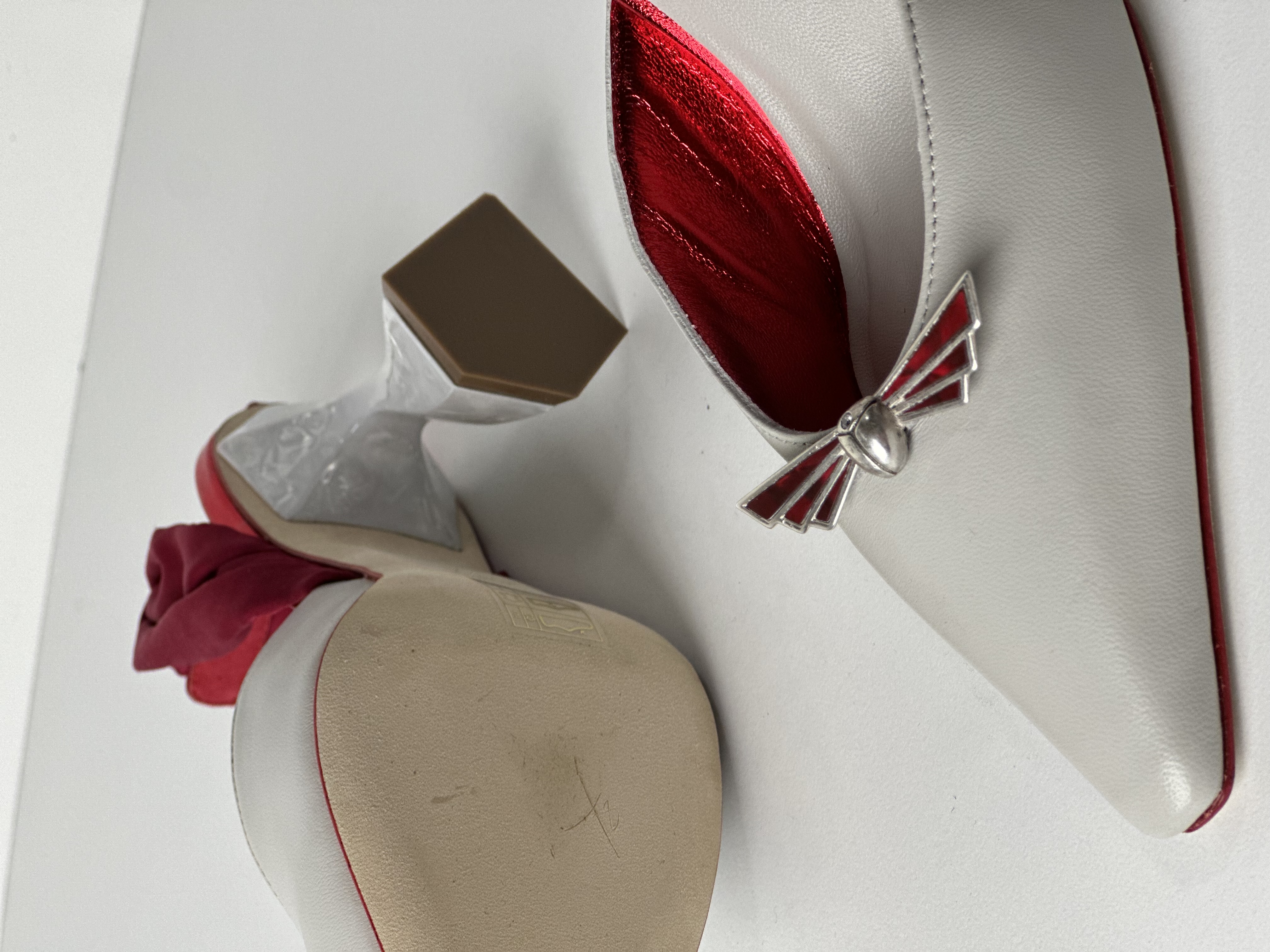 Judy Mazzotti - TAYLOR Red women's slingback pumps