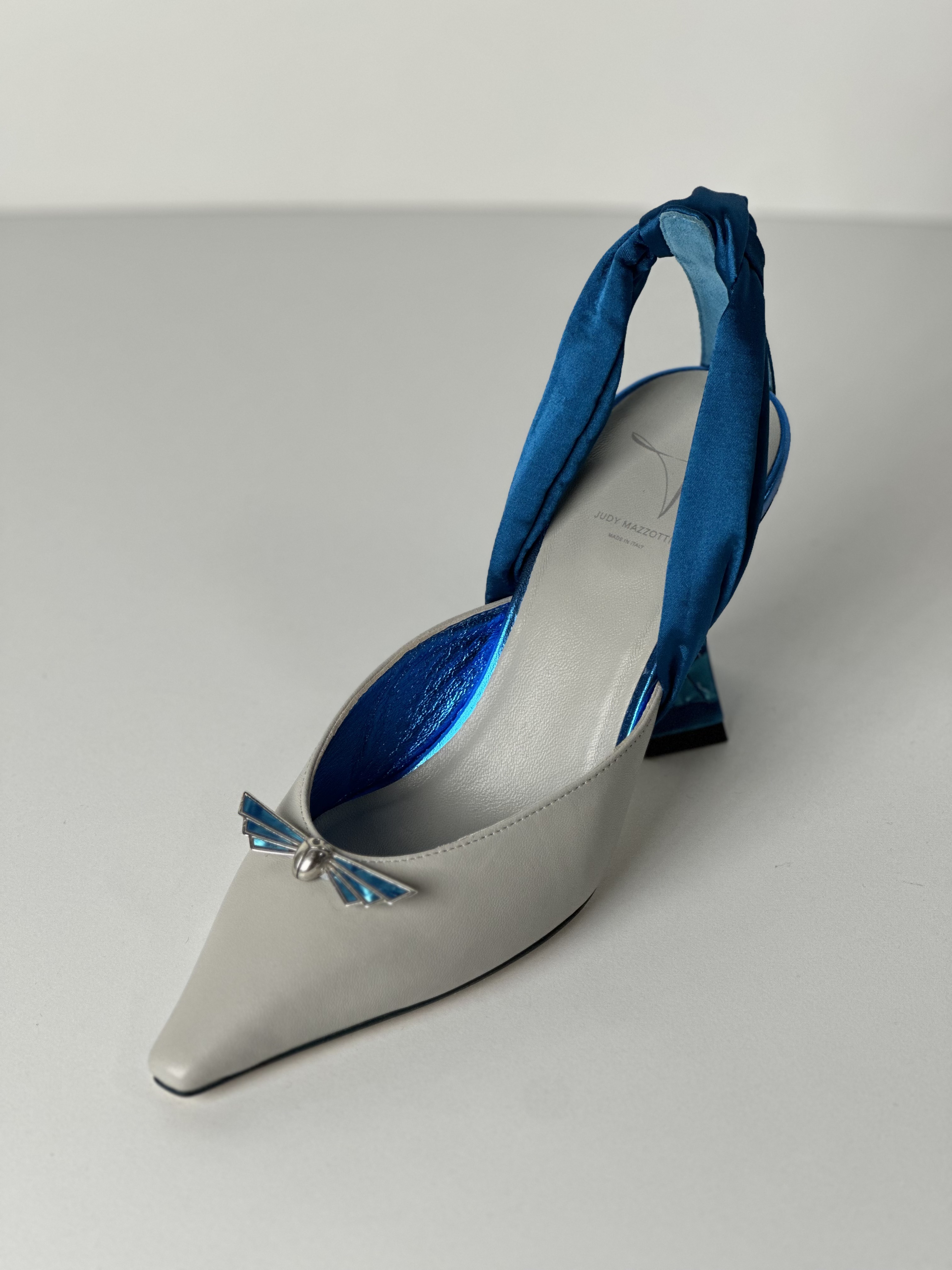 Judy Mazzotti - TAYLOR Blue women's slingback pumps