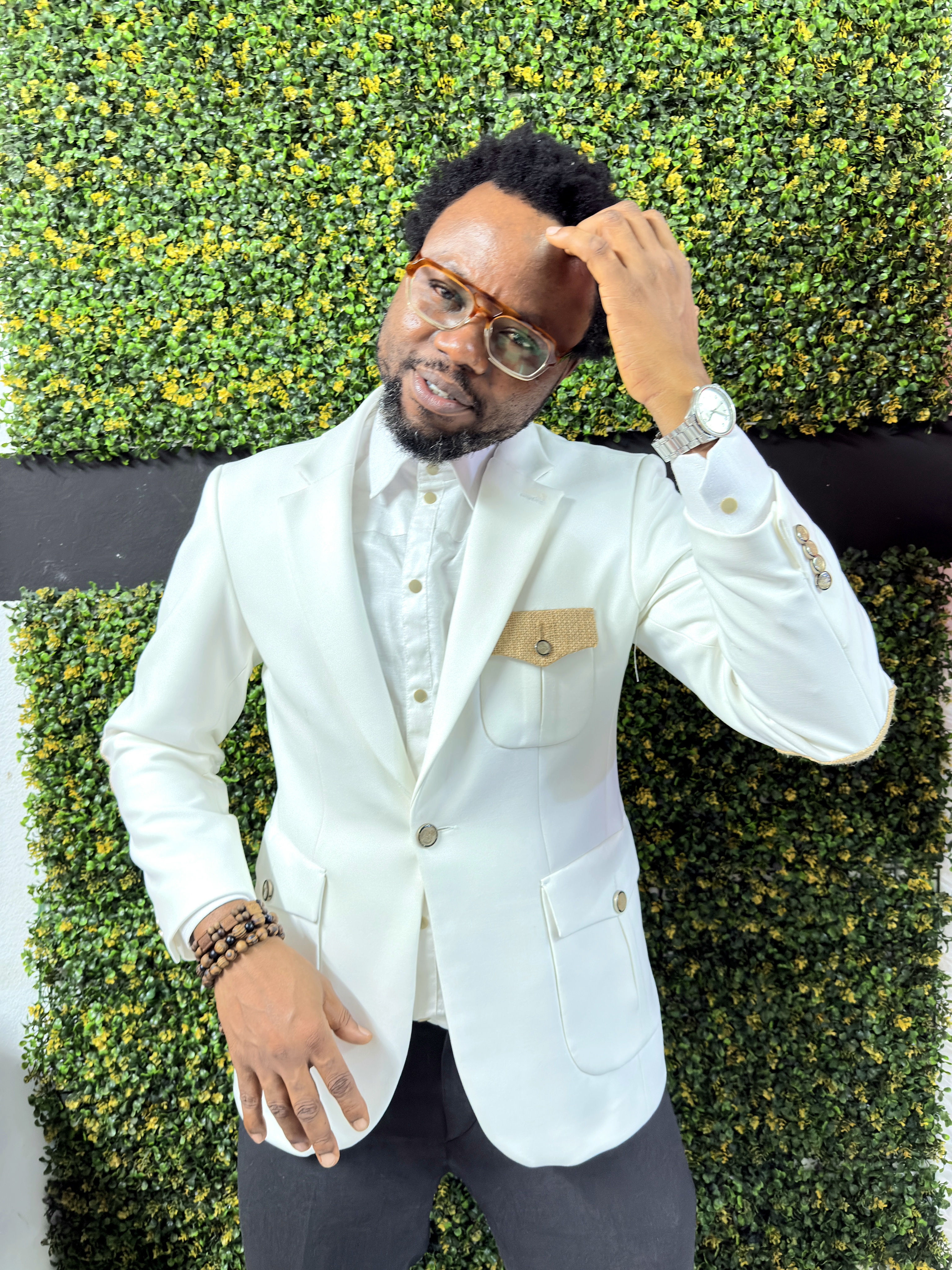 Veste blanche élégante