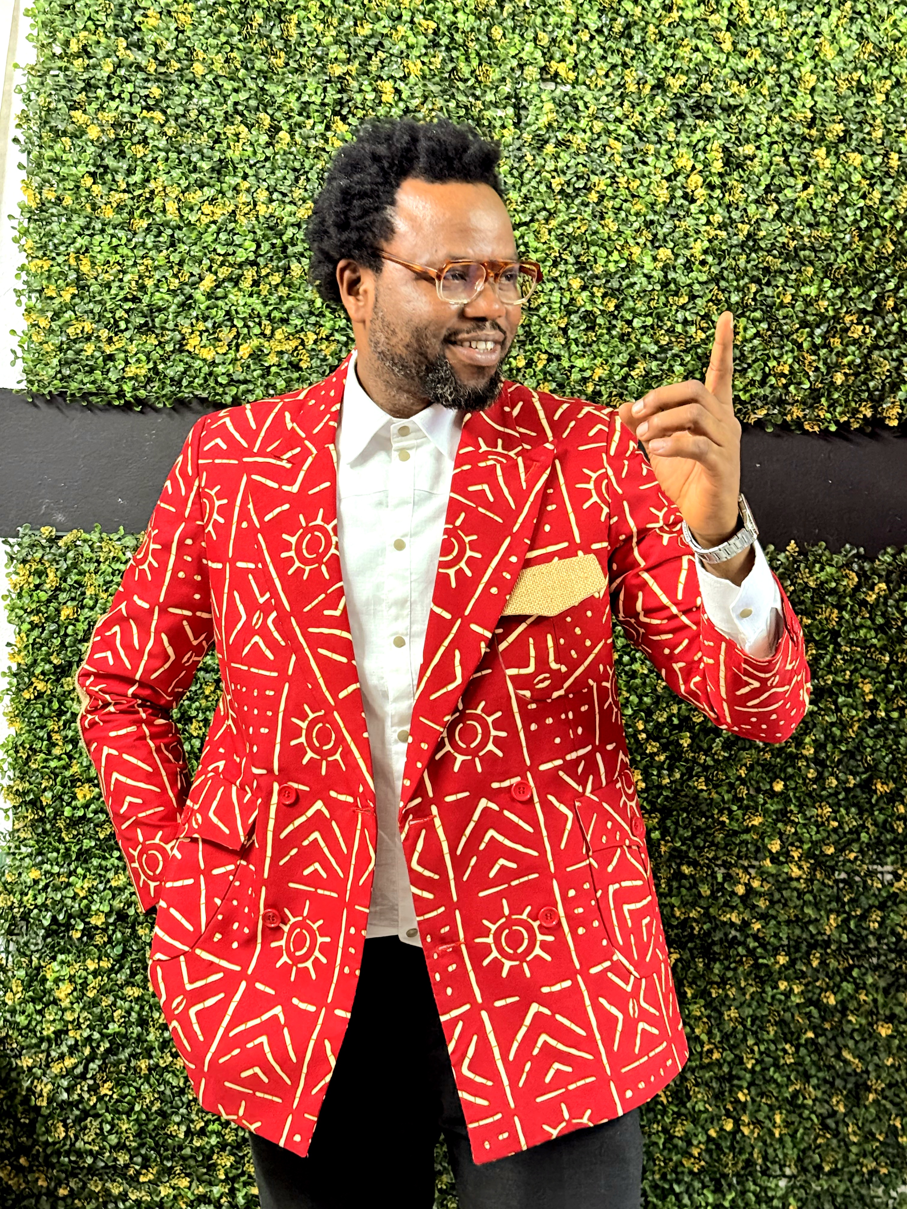 Veste africaine élégante en tissu imprimé