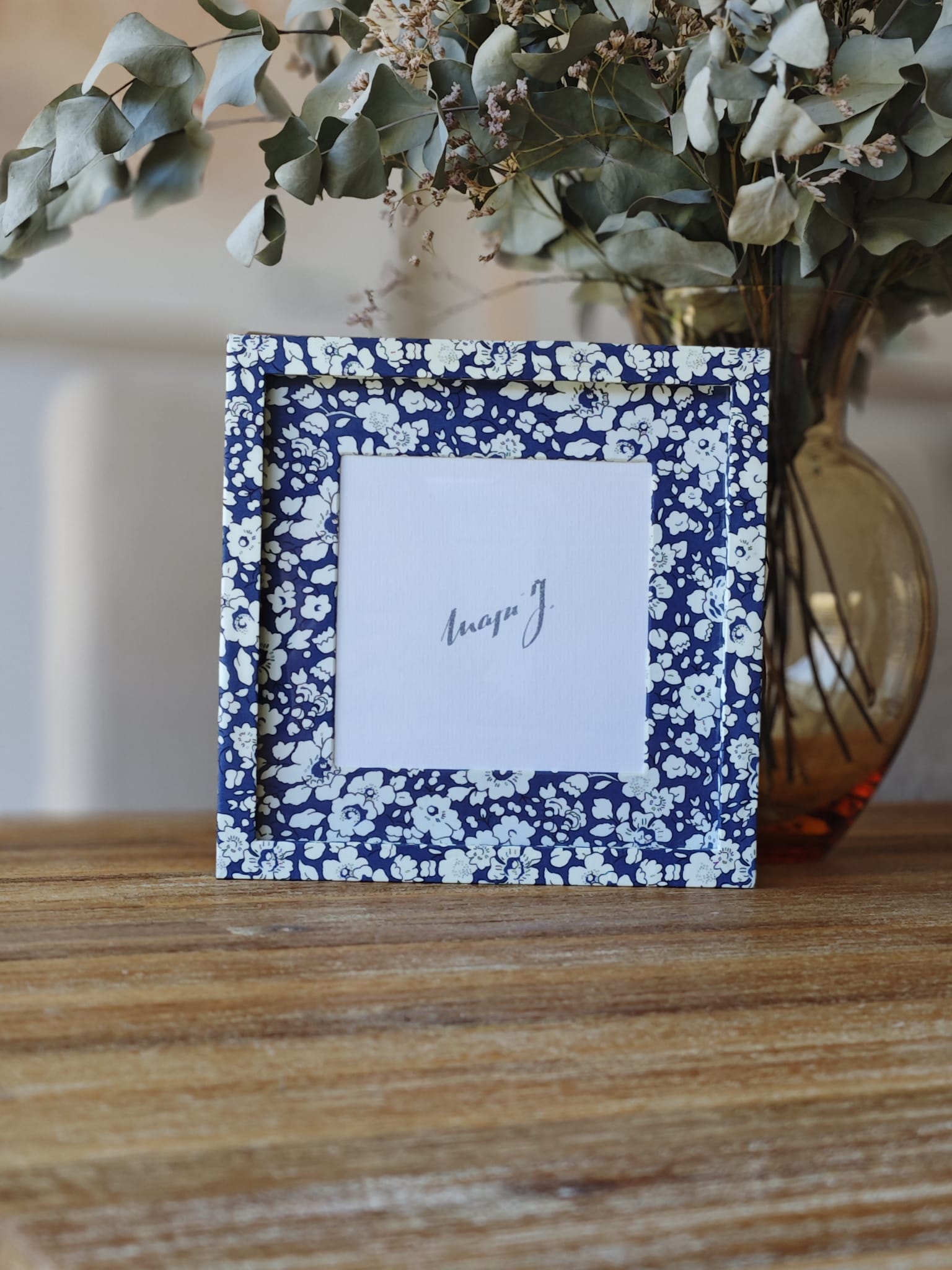 Marco Blue&White - Cuadrado