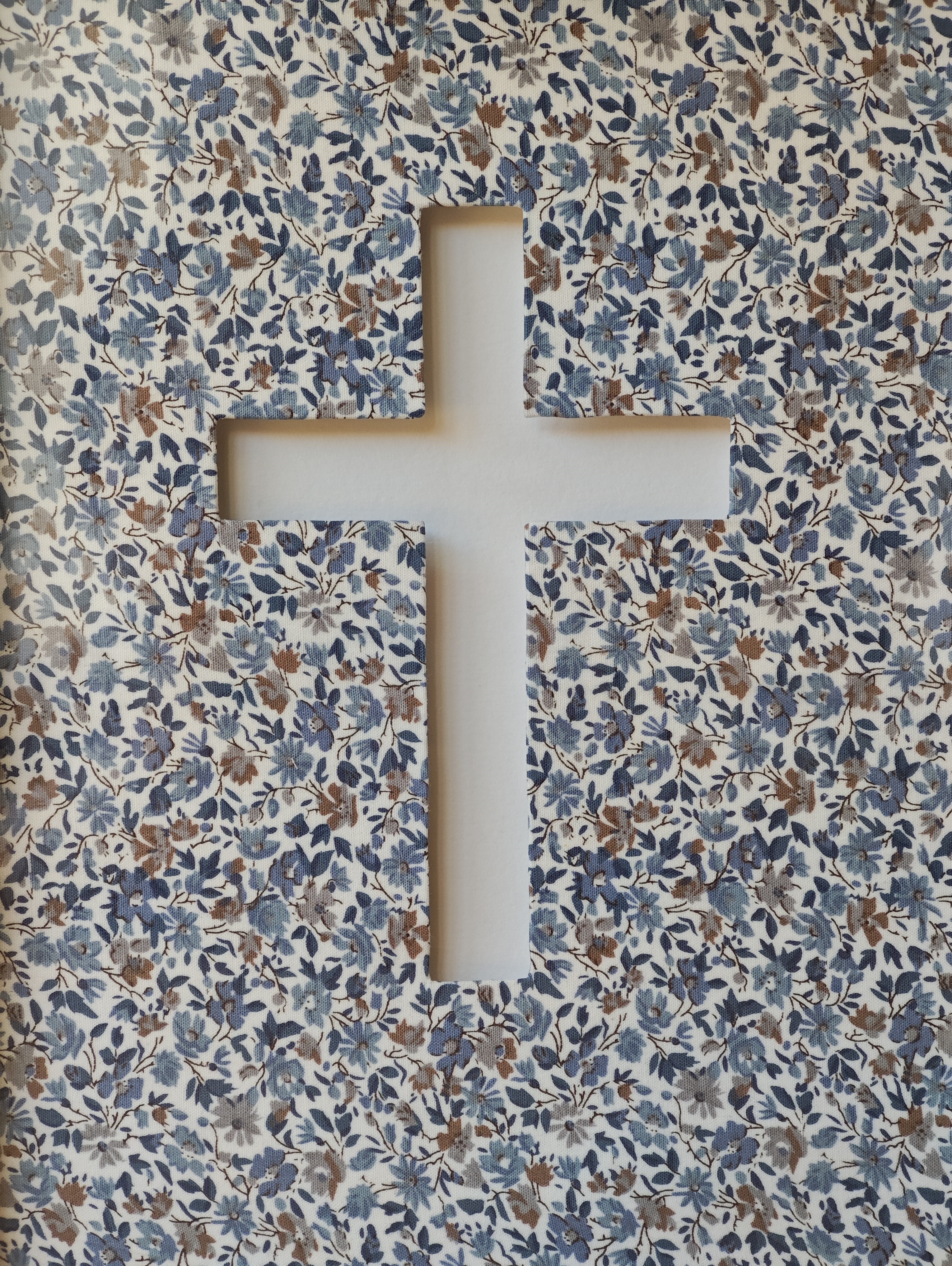 Cruz Flores de Otoño - Madera