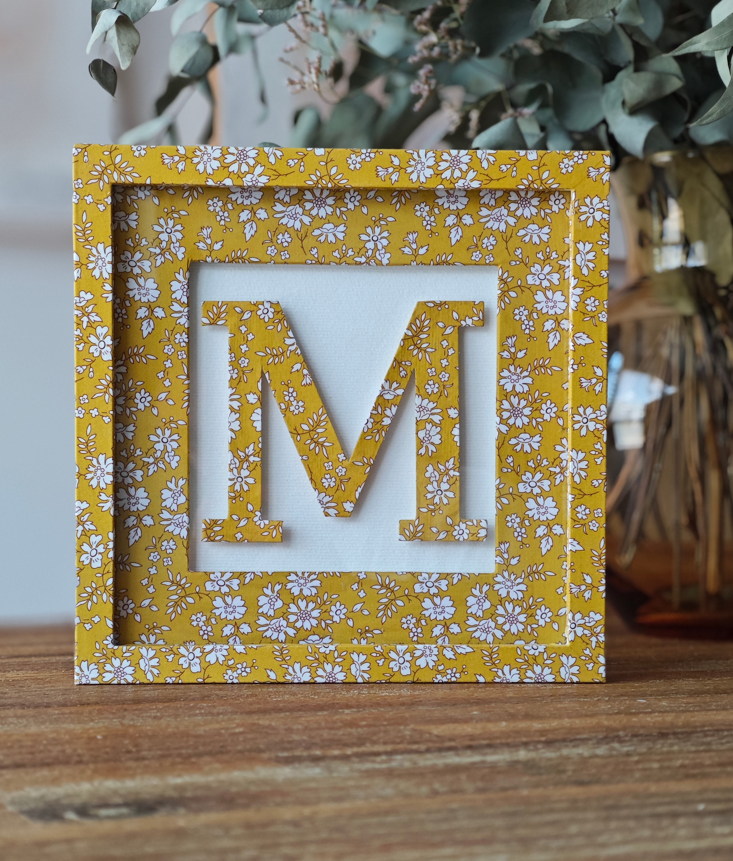 Inicial Mustard&White - Entelado Mediano