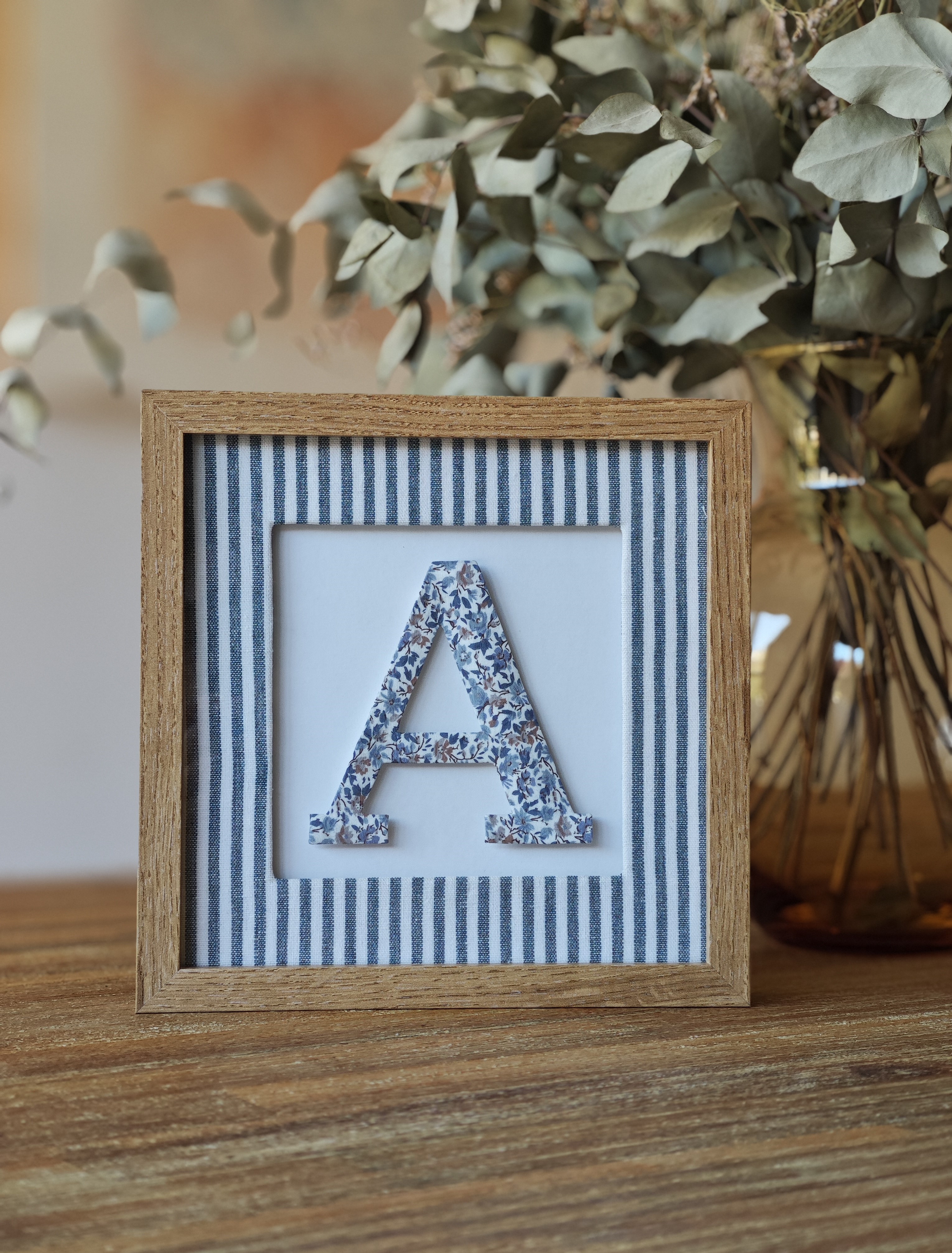 Stripes & Flores de Otoño - Madera