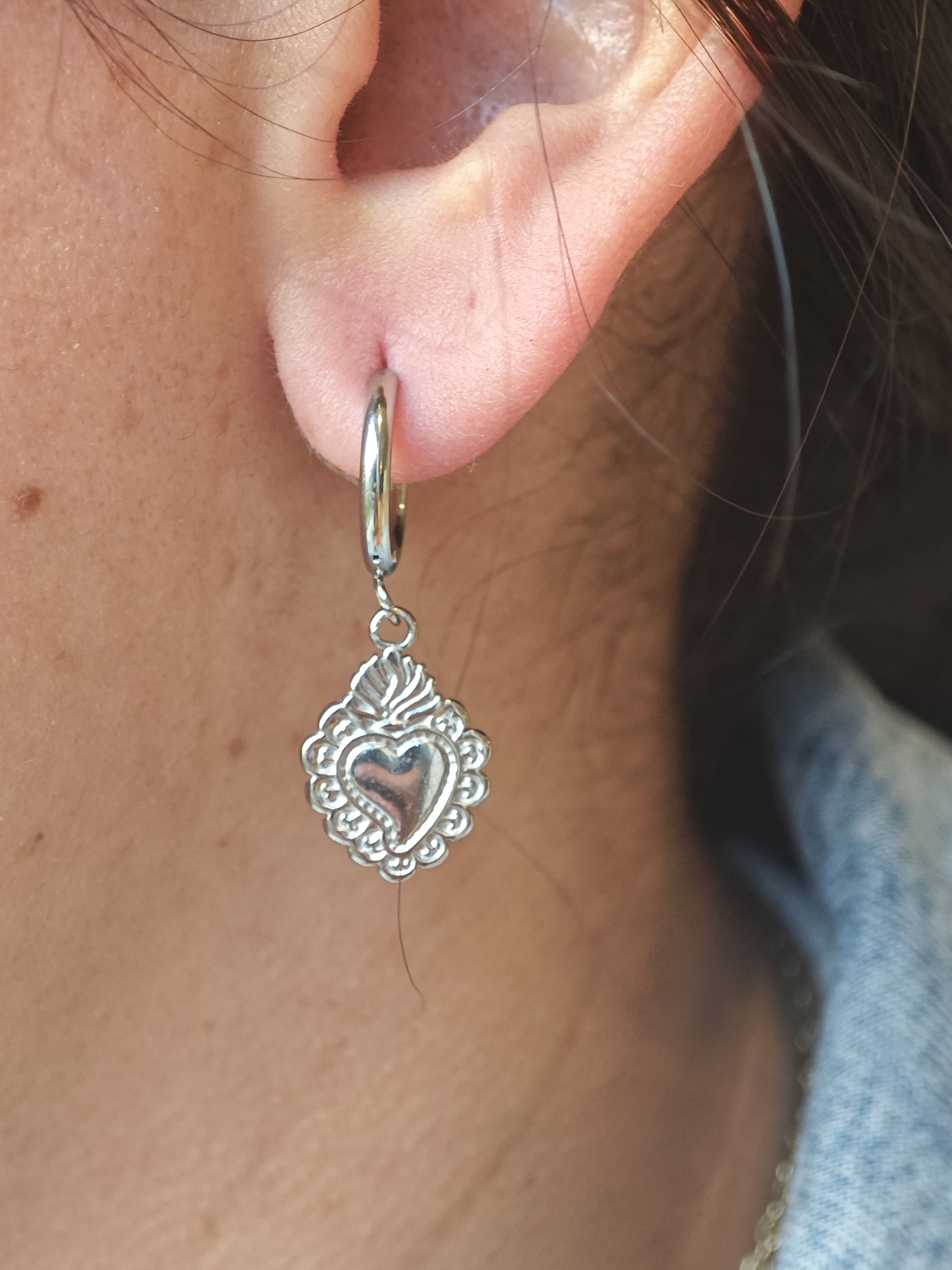 Pendiente "Corazón de Jesús"