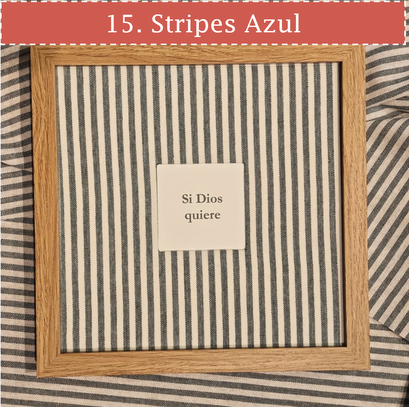 Marco frase 22x22 cm