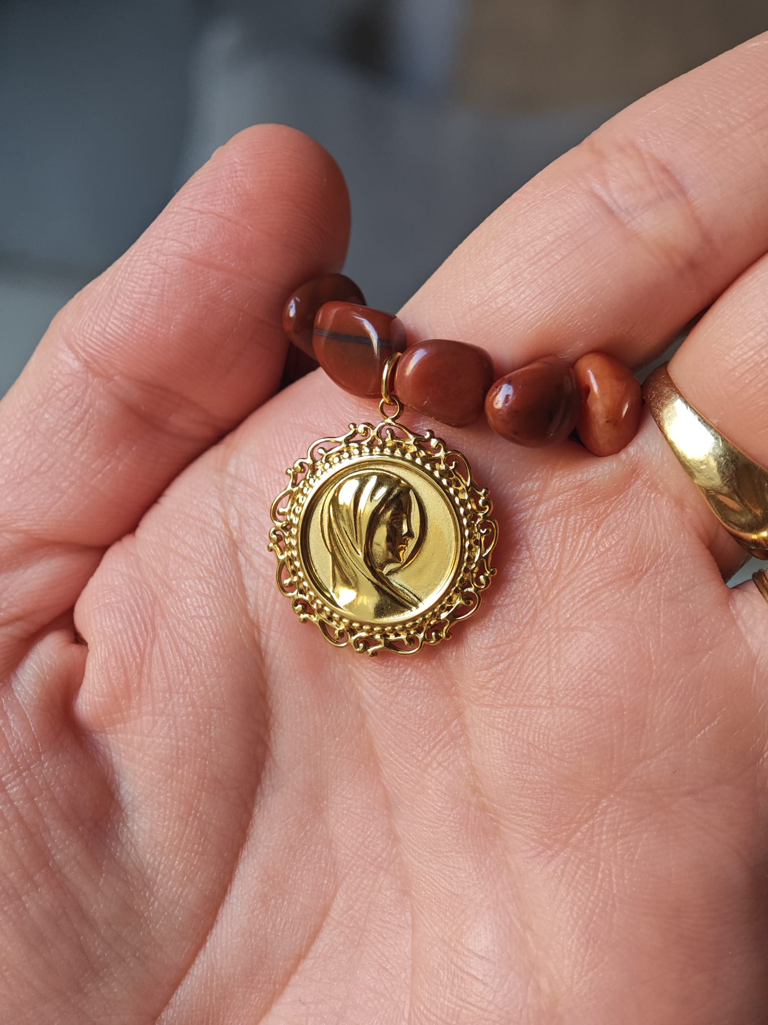 Gargantilla "Puerta del Cielo" - Coral