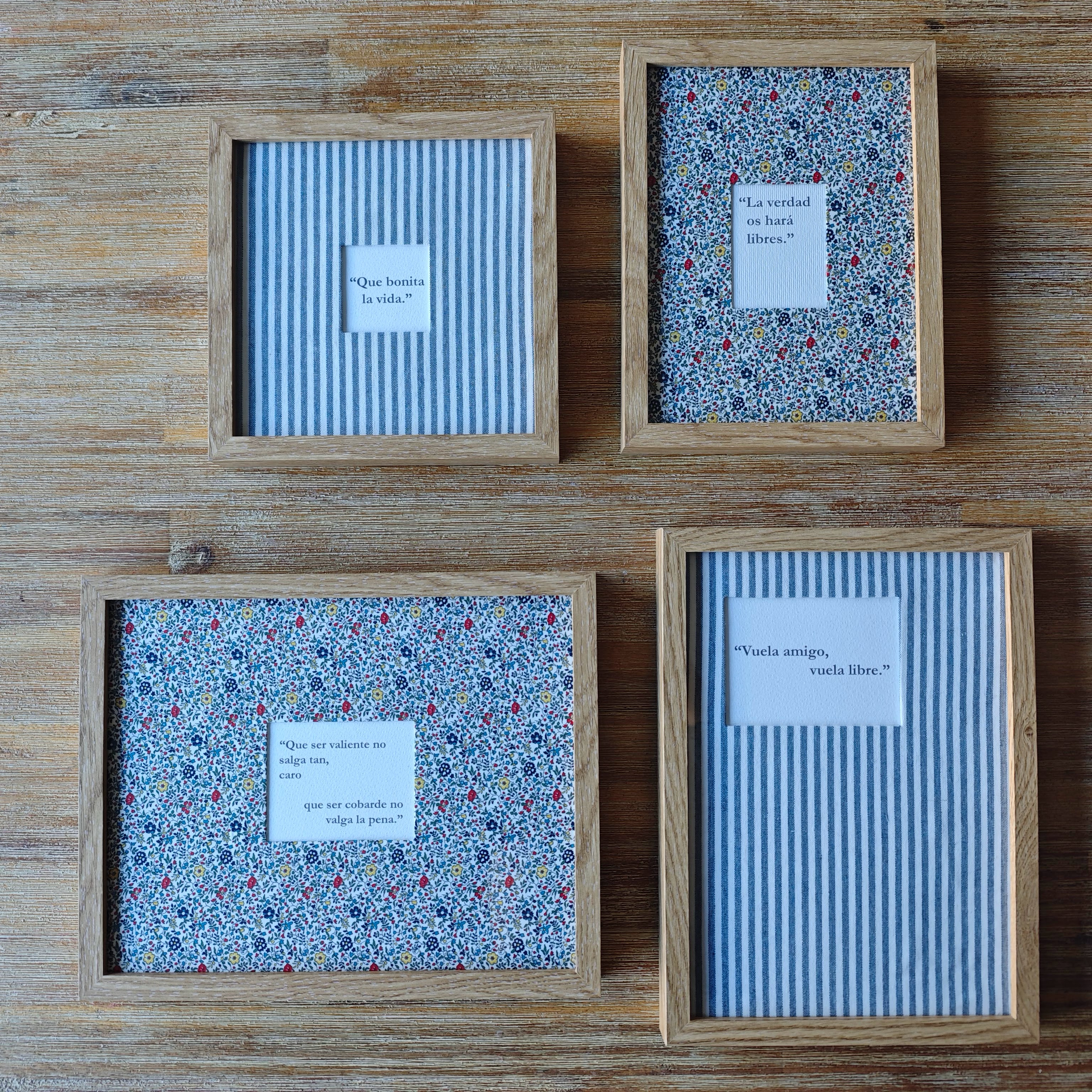 Marco frase 18x24 cm