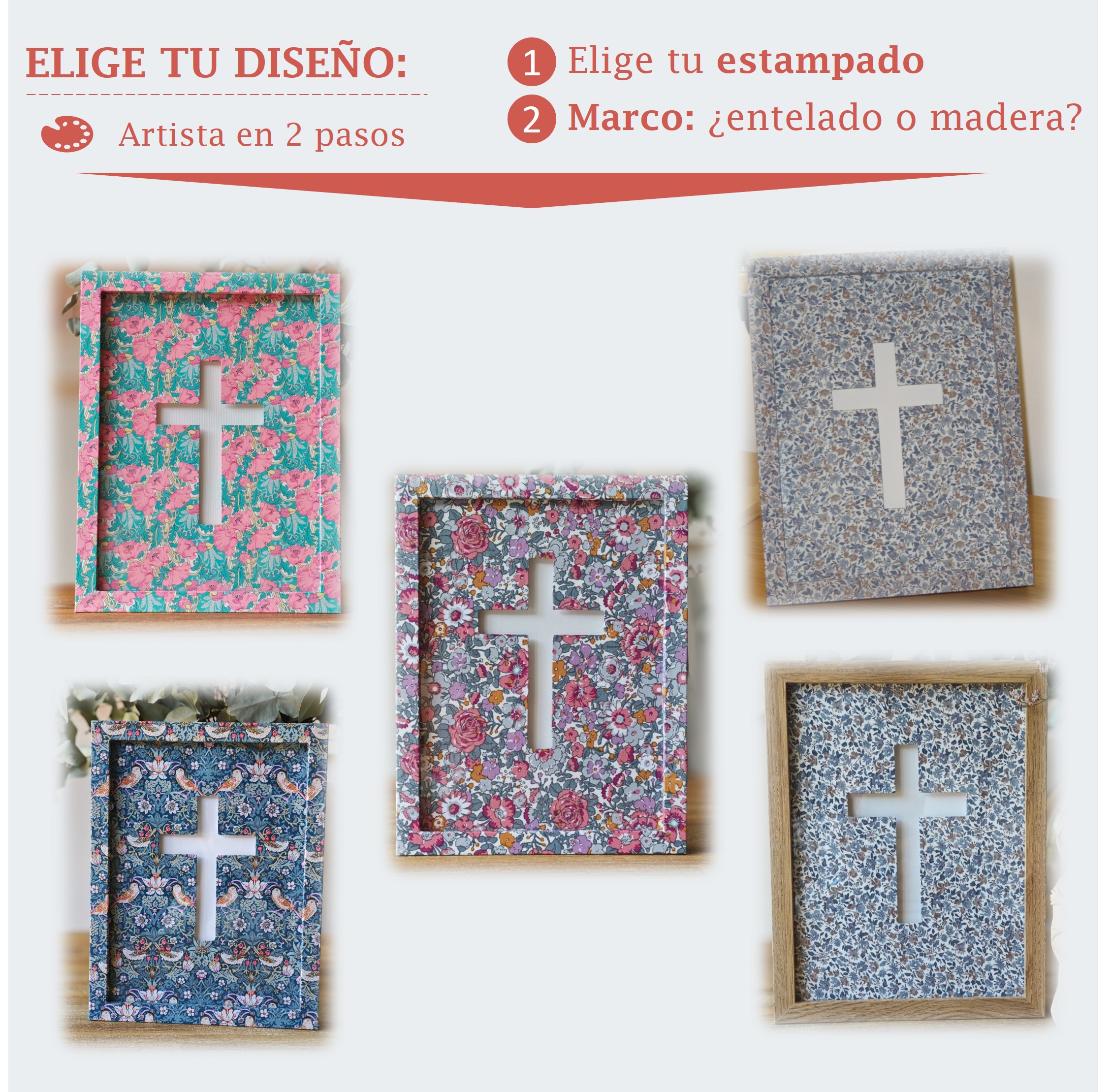 Cruz entelada grande