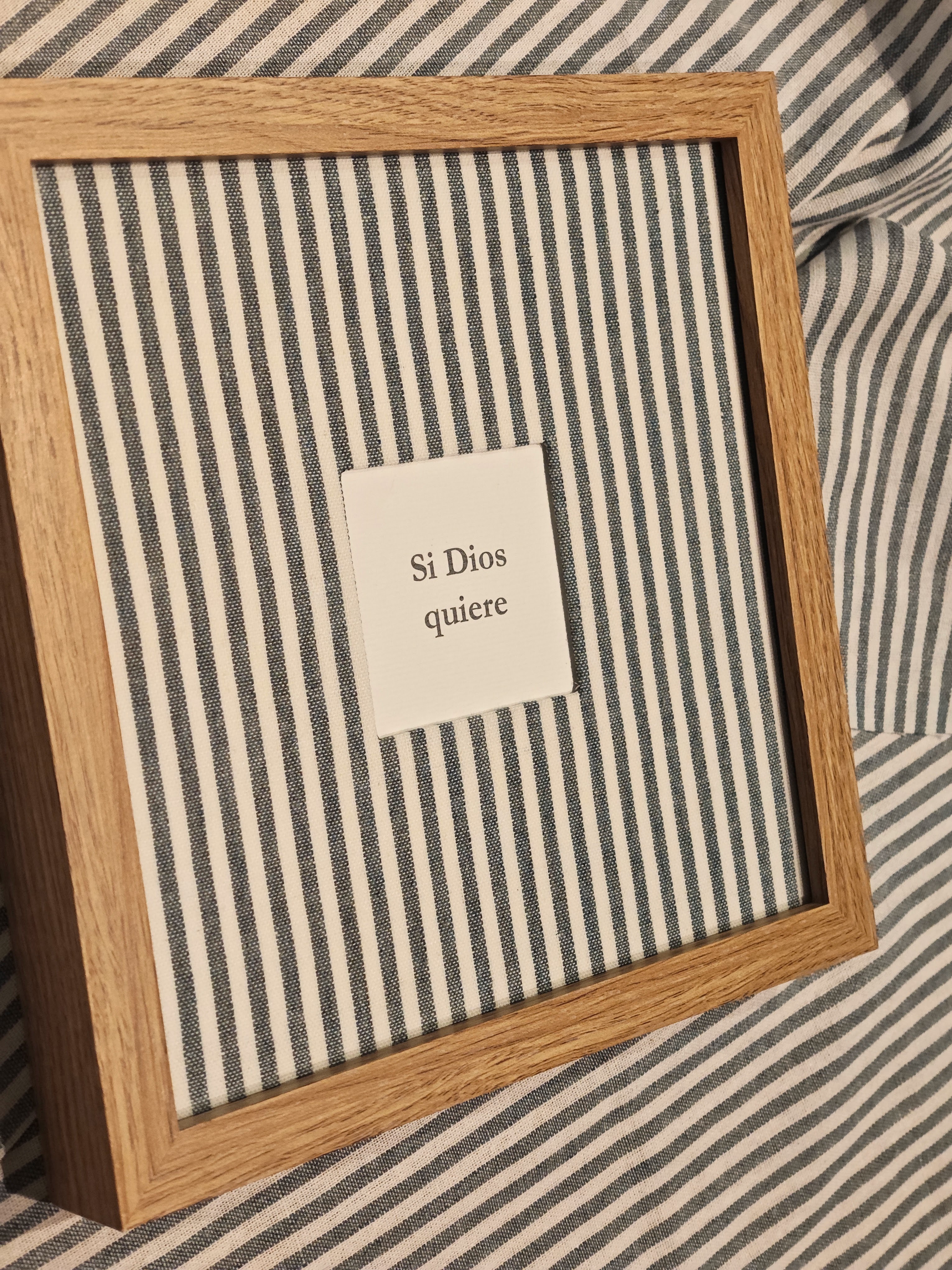 Marco frase 20x20 cm