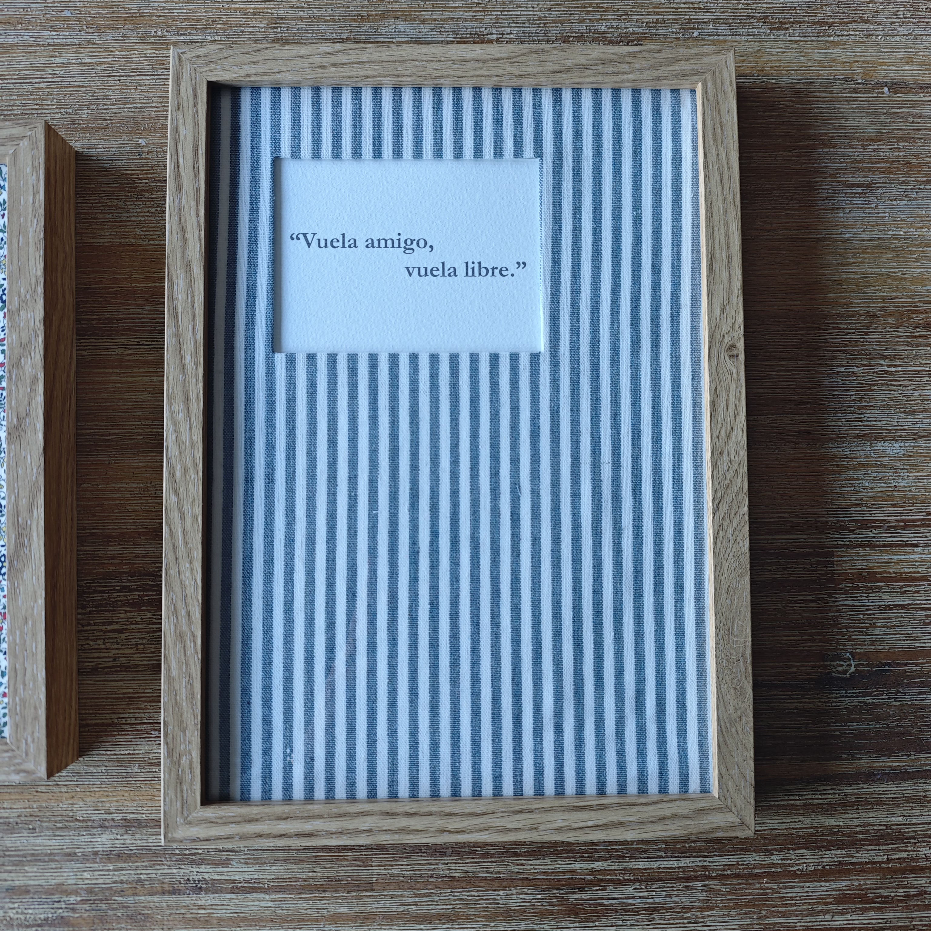 Marco frase 21x30 cm