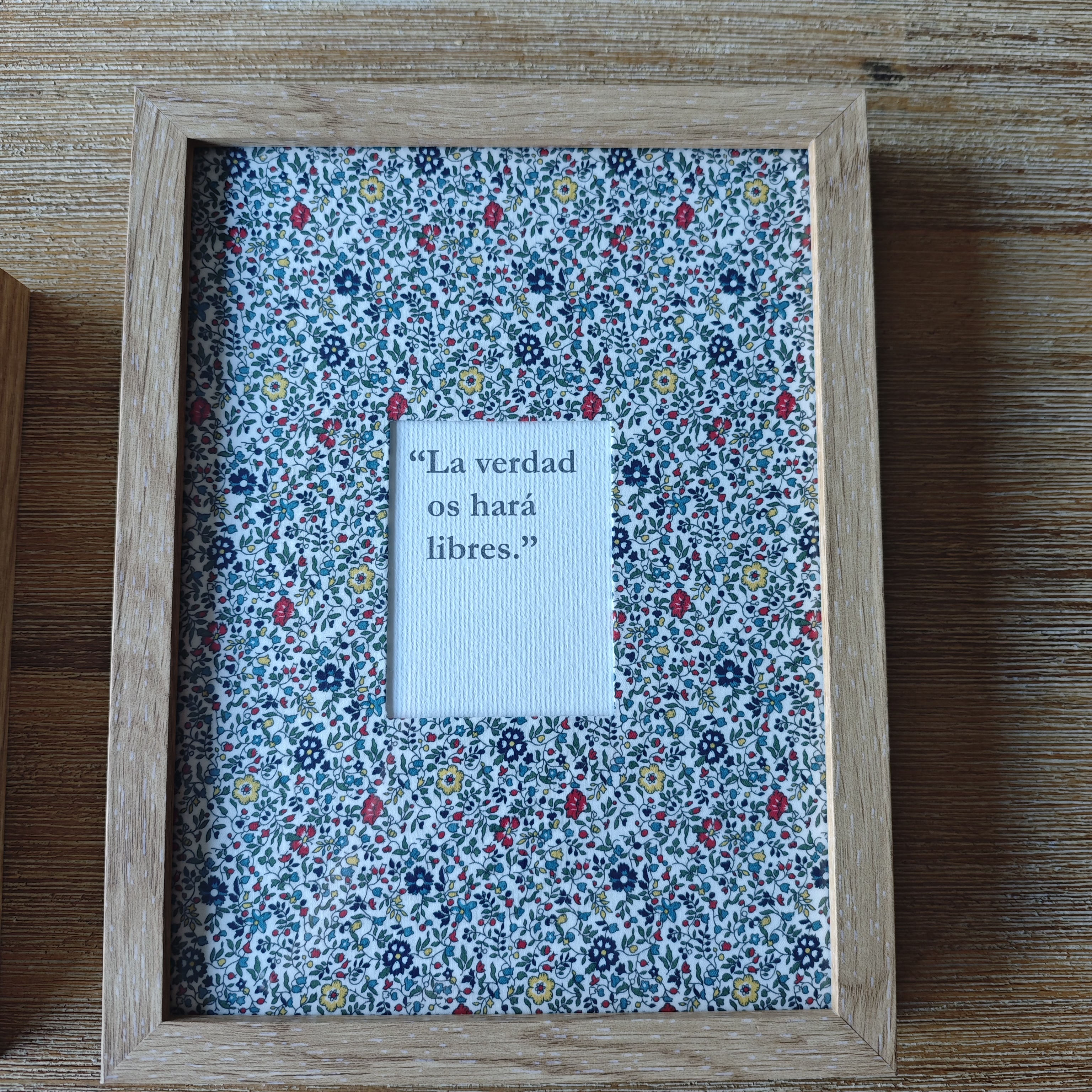 Marco frase 18x24 cm