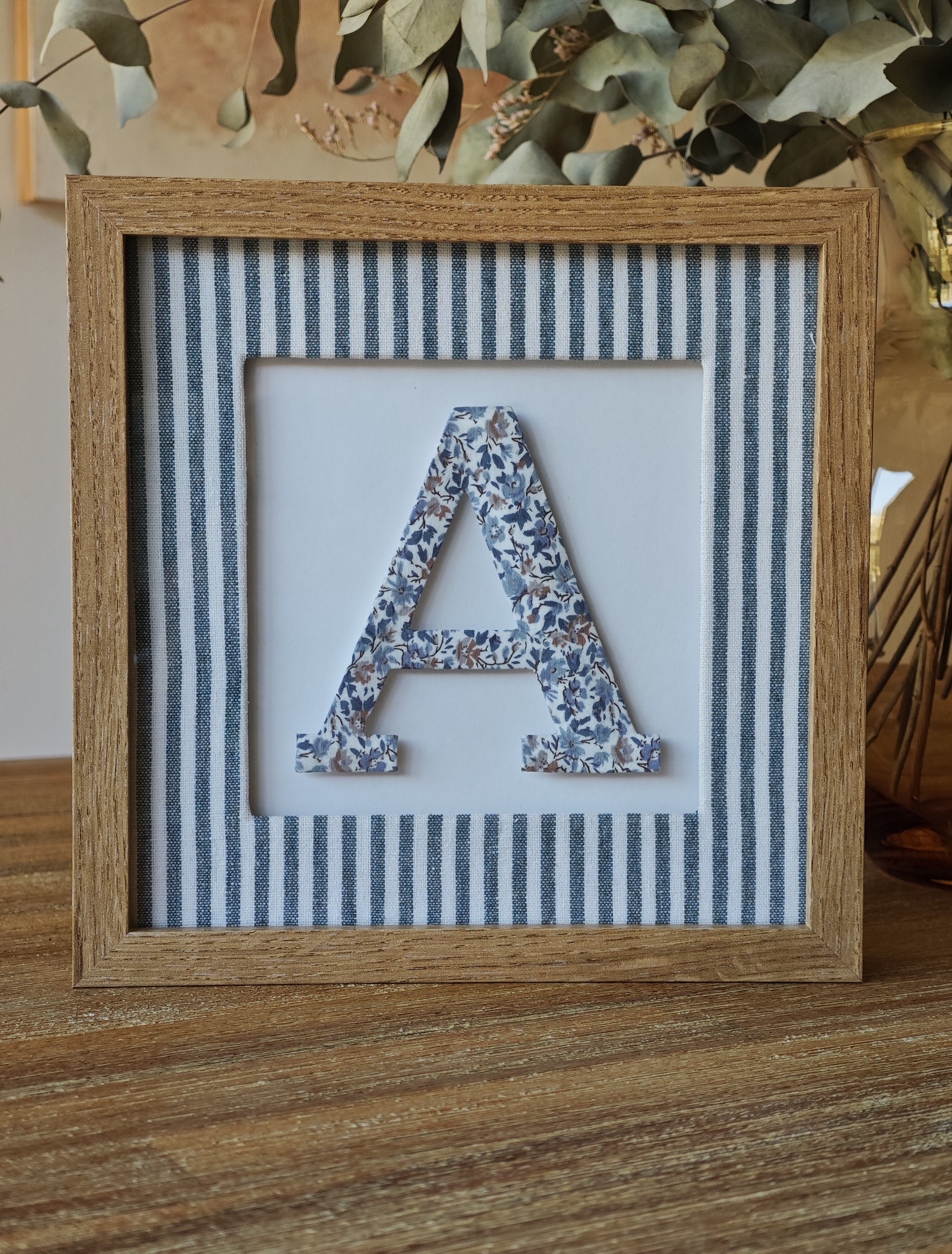 Stripes & Flores de Otoño - Madera