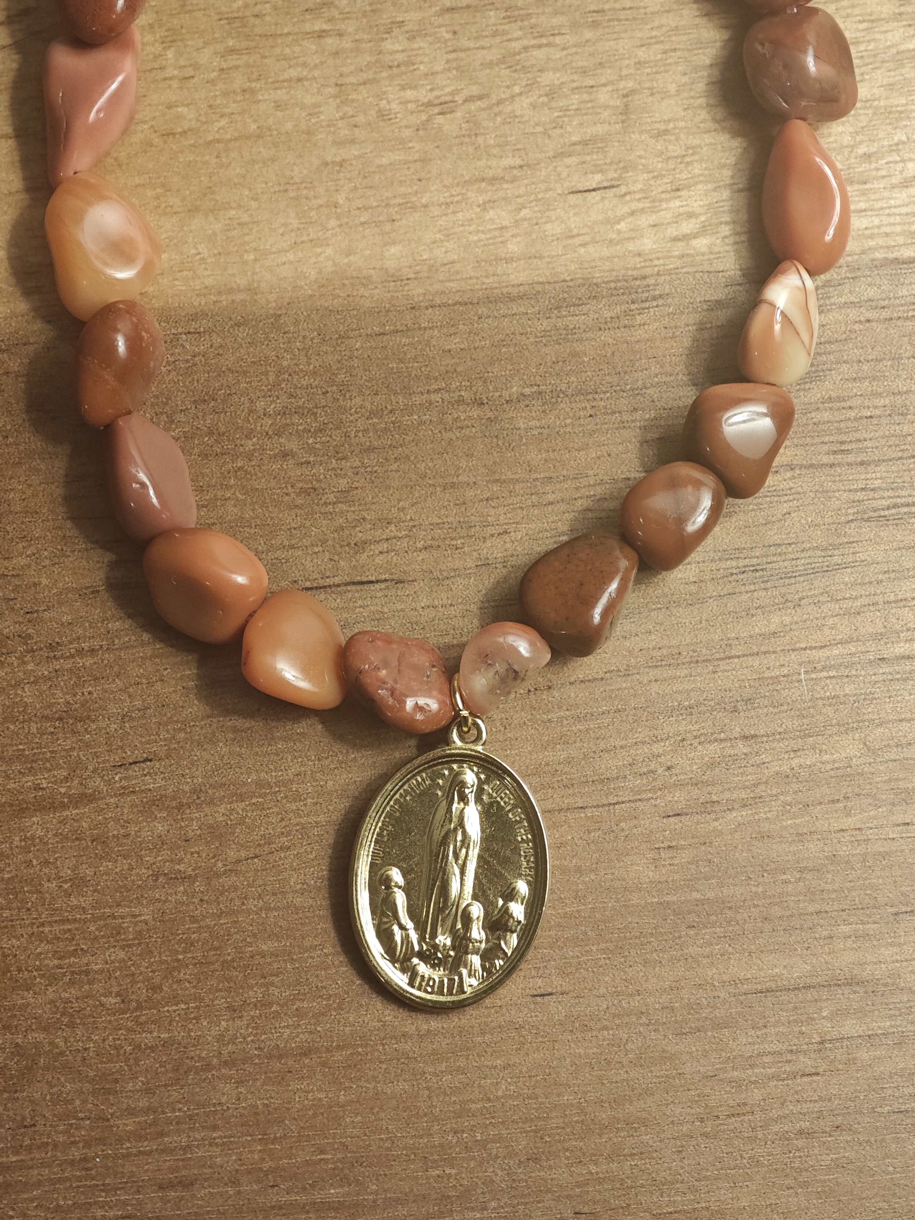 Gargantilla "Fátima" - Coral