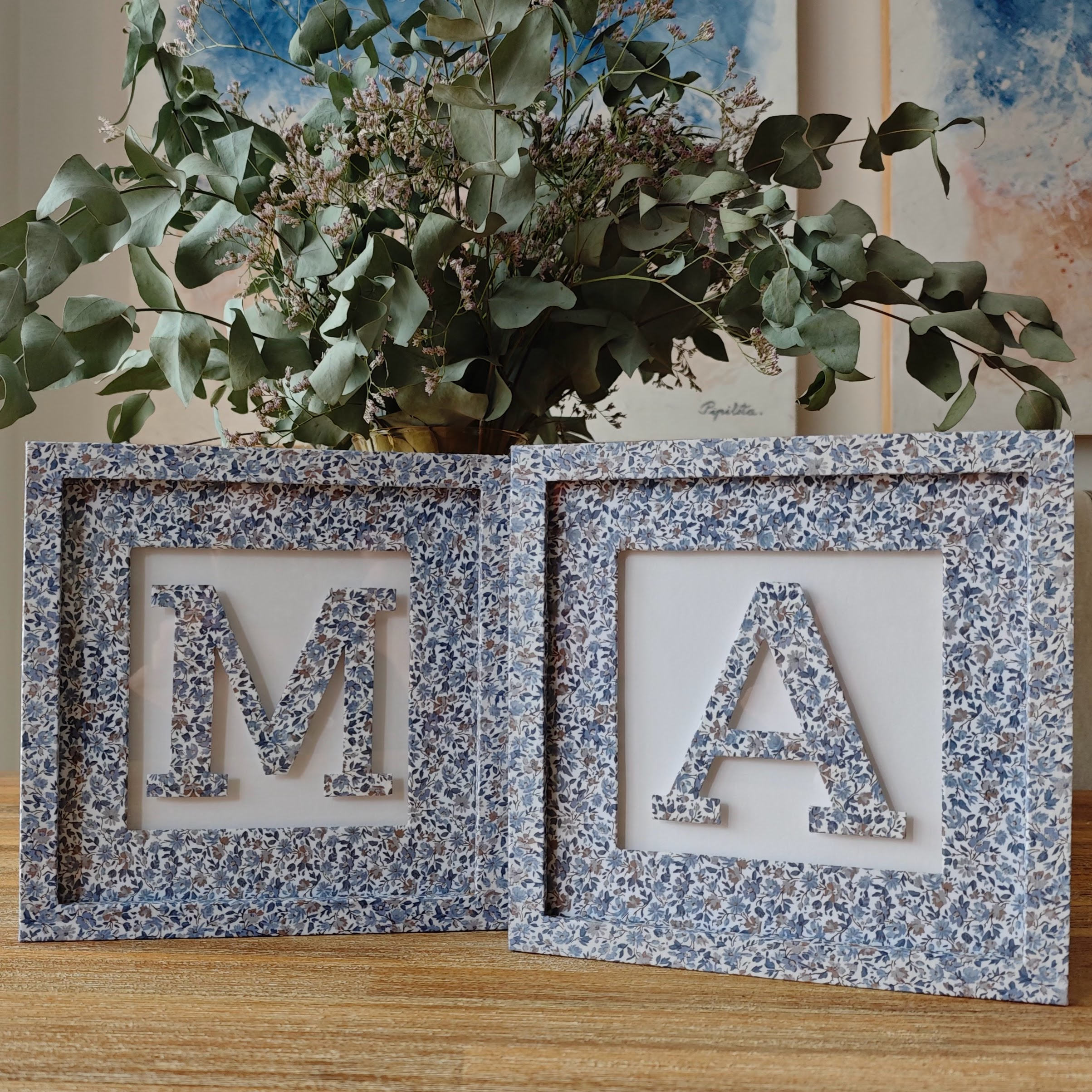 Inicial Flores de Otoño - Entelado Mediano