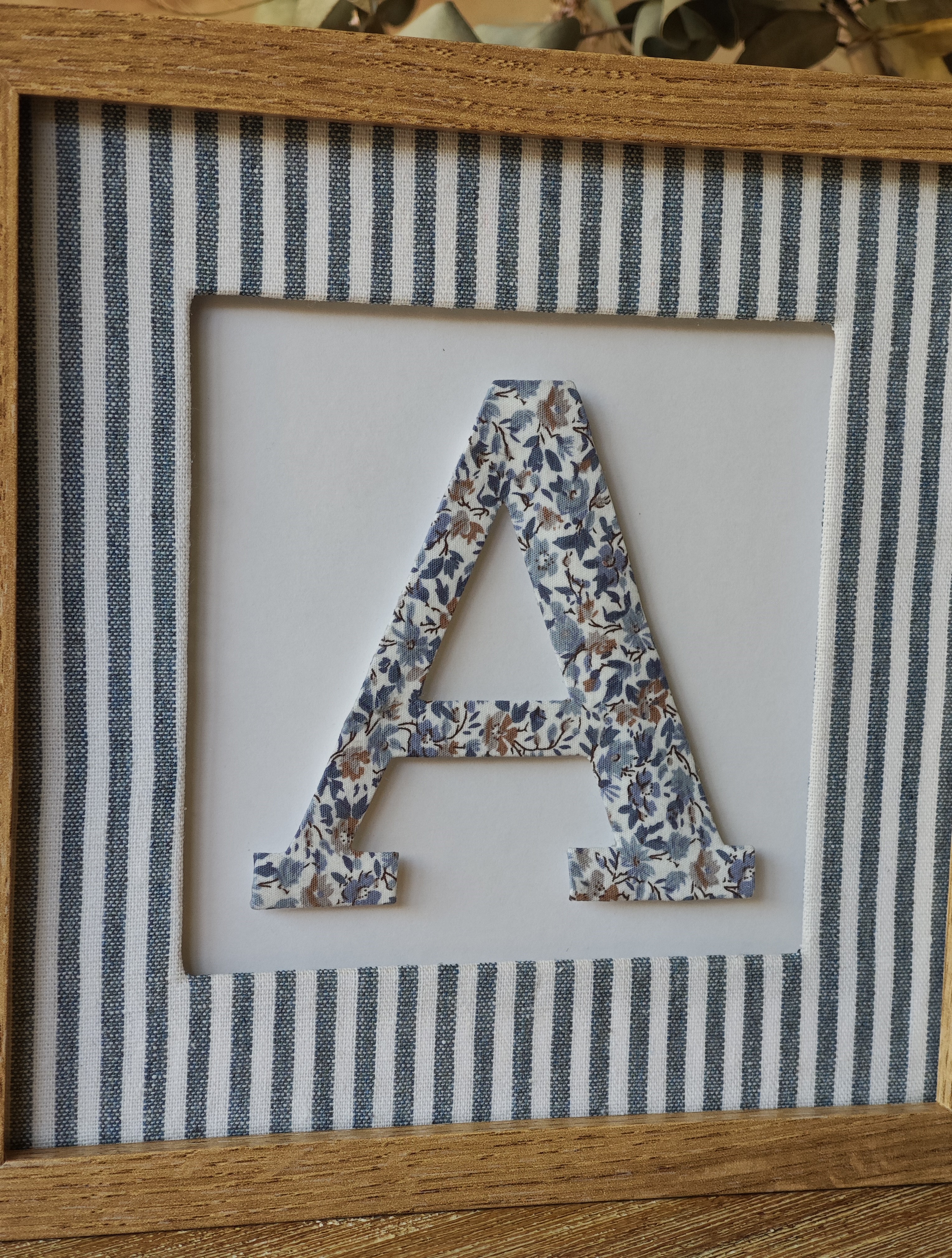 Stripes & Flores de Otoño - Madera