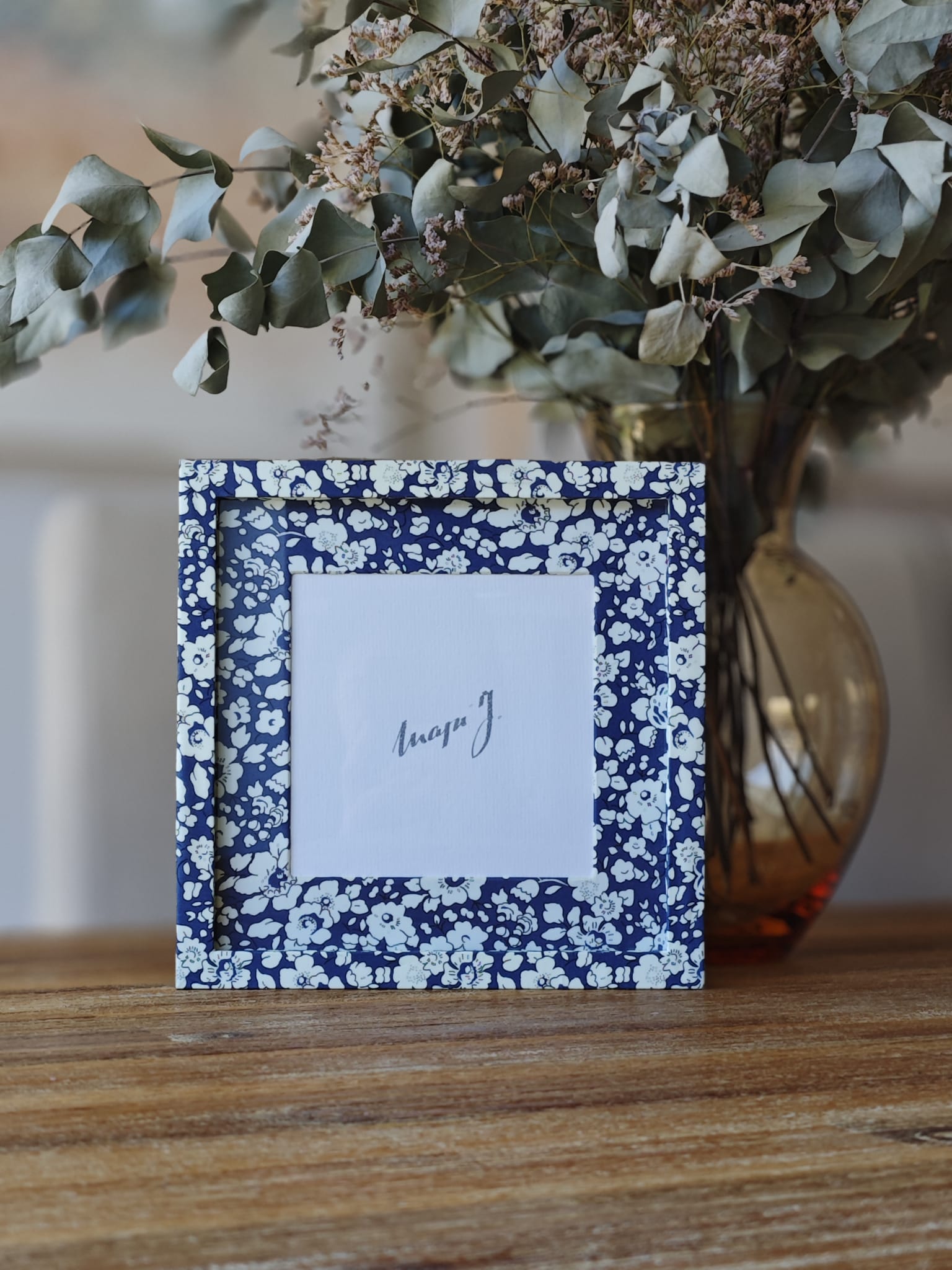 Marco Blue&White - Cuadrado