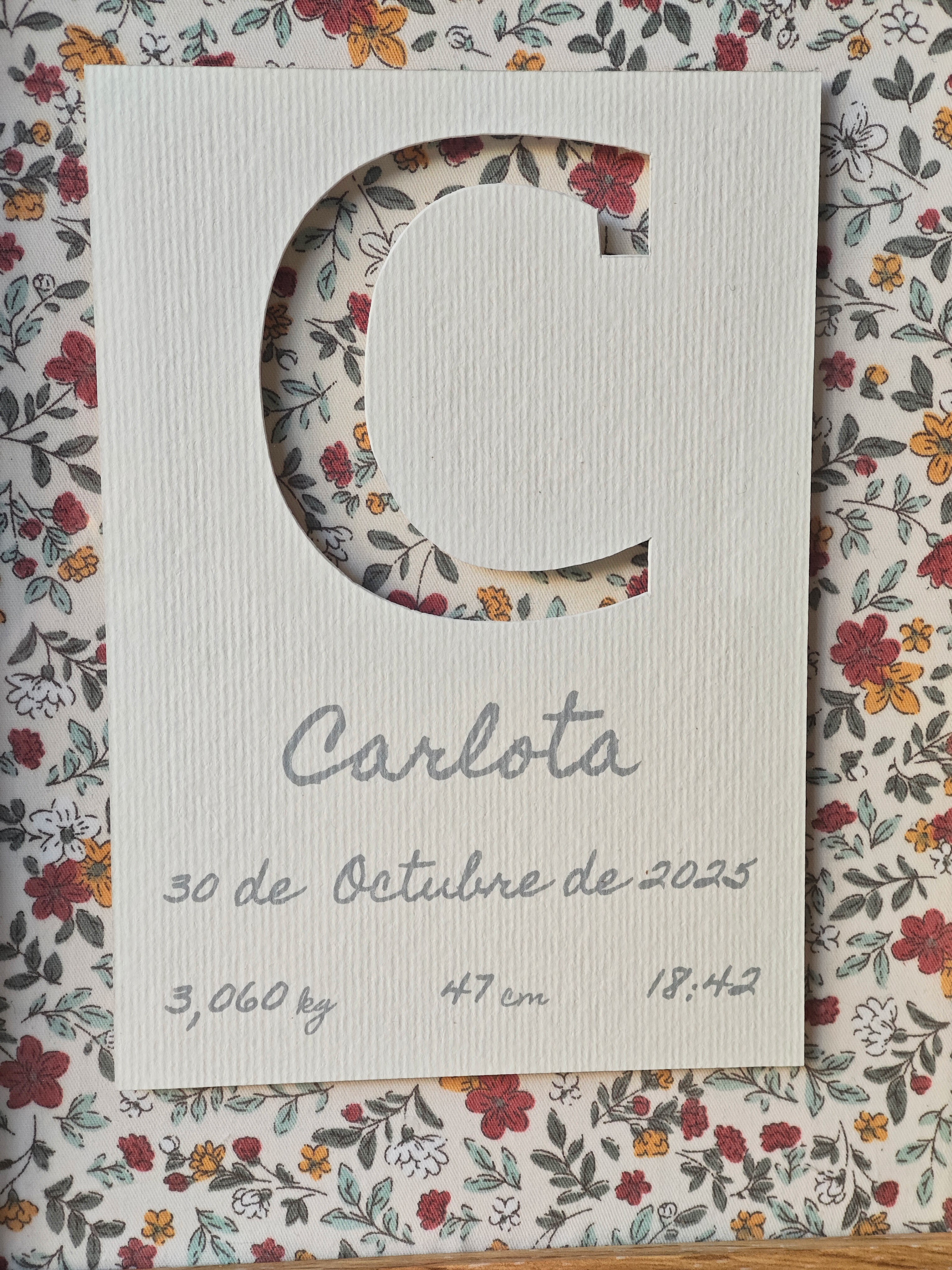 Natalicio/Bautizo - Modelo troquel