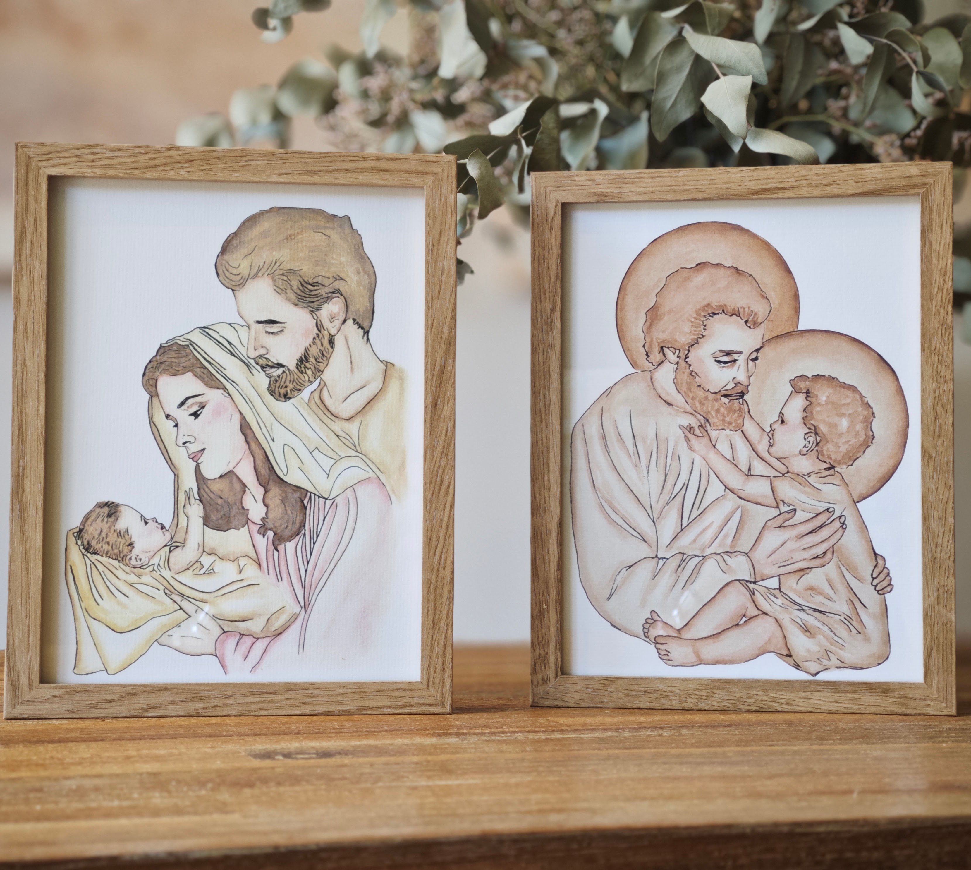 Marcos Impresión Acuarela - No personalizado