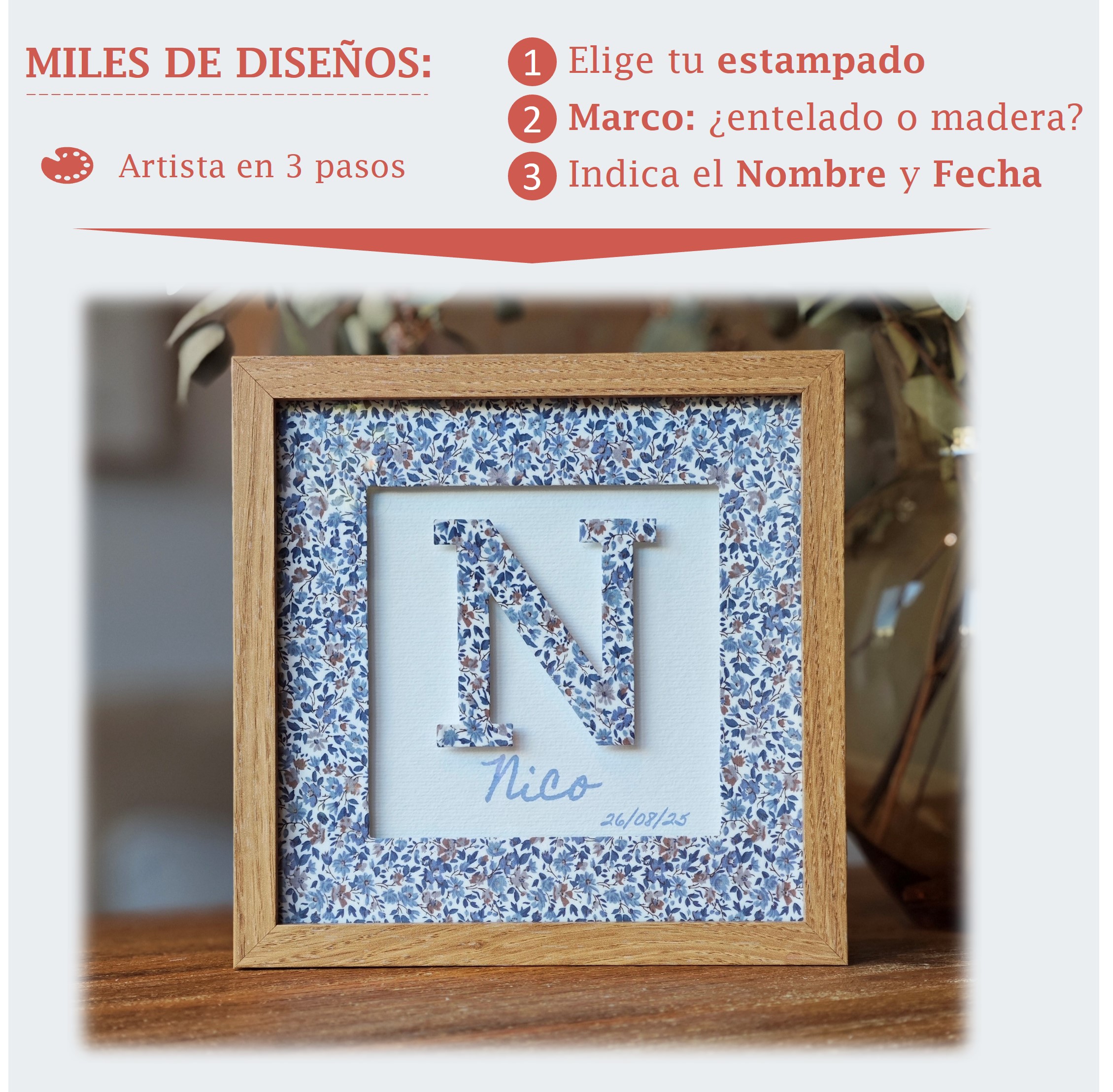 Inicial mediana + Texto