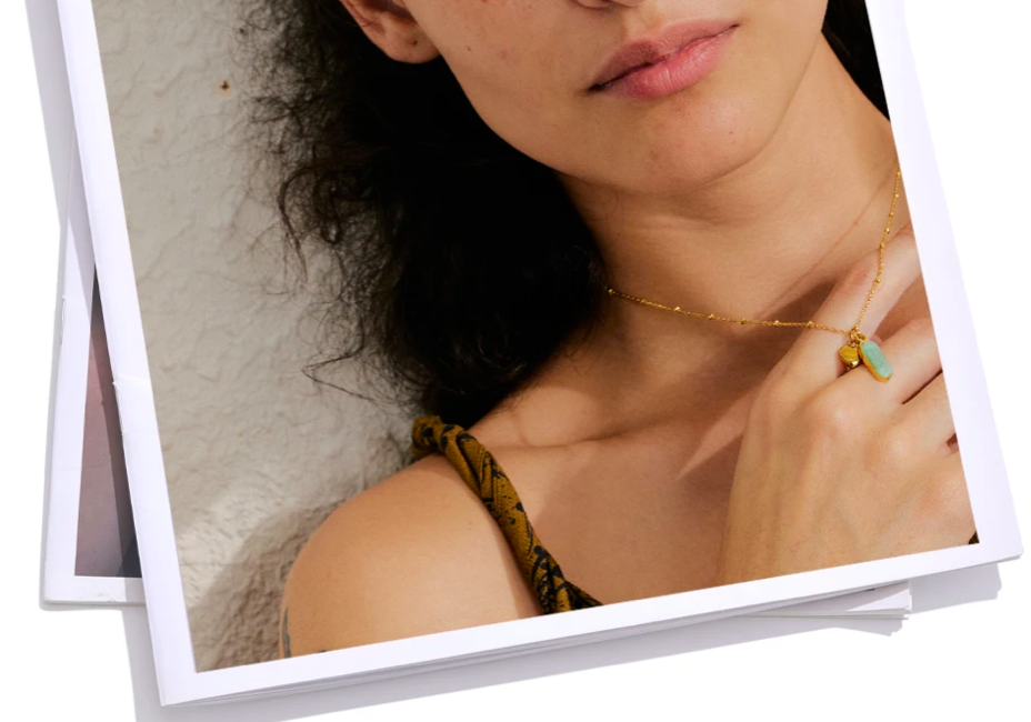 Amazonite Heart Pendant