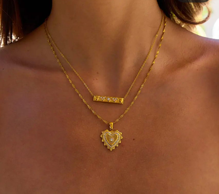 Necklace Set: Immaculate Hearts