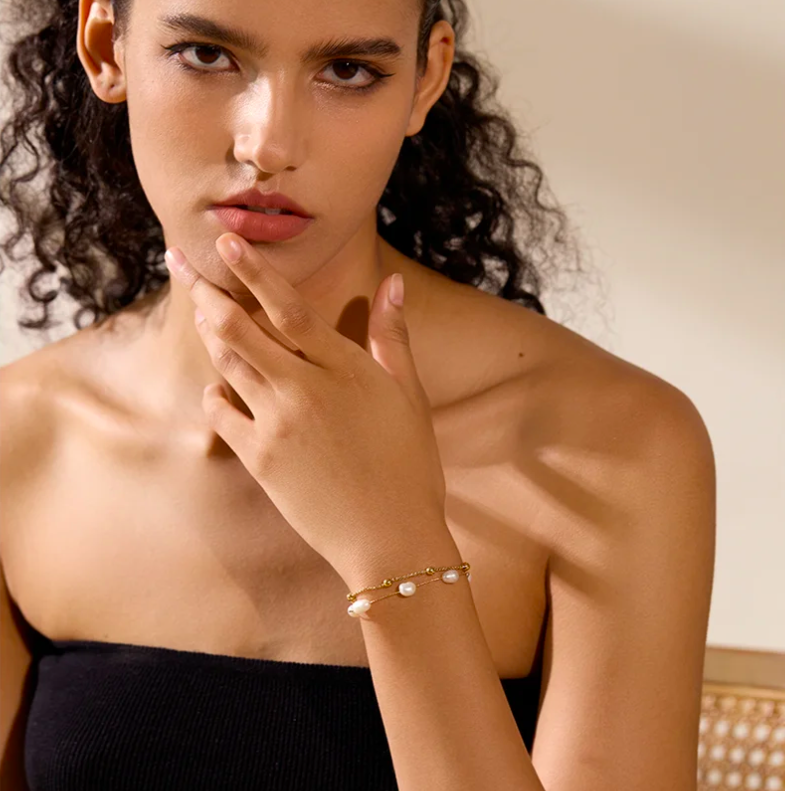 Aphrodite's Tears of Joy: Pearl Bracelet