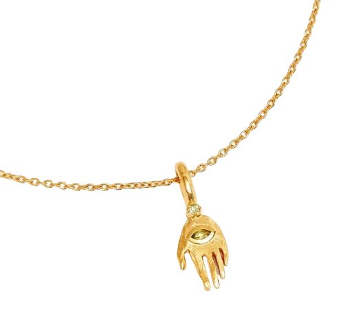Dainty Hamsa Pendant
