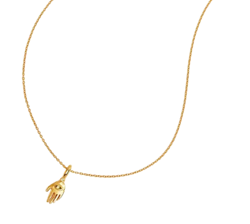 Dainty Hamsa Pendant