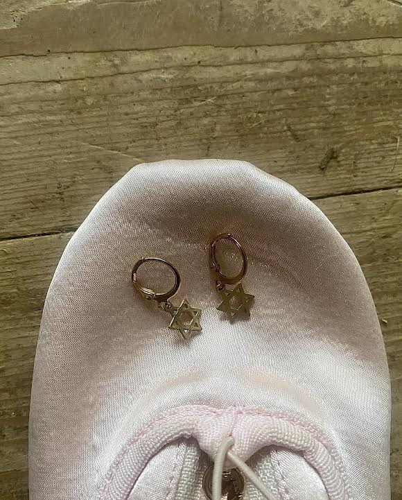 Star of David Hoop Earrings